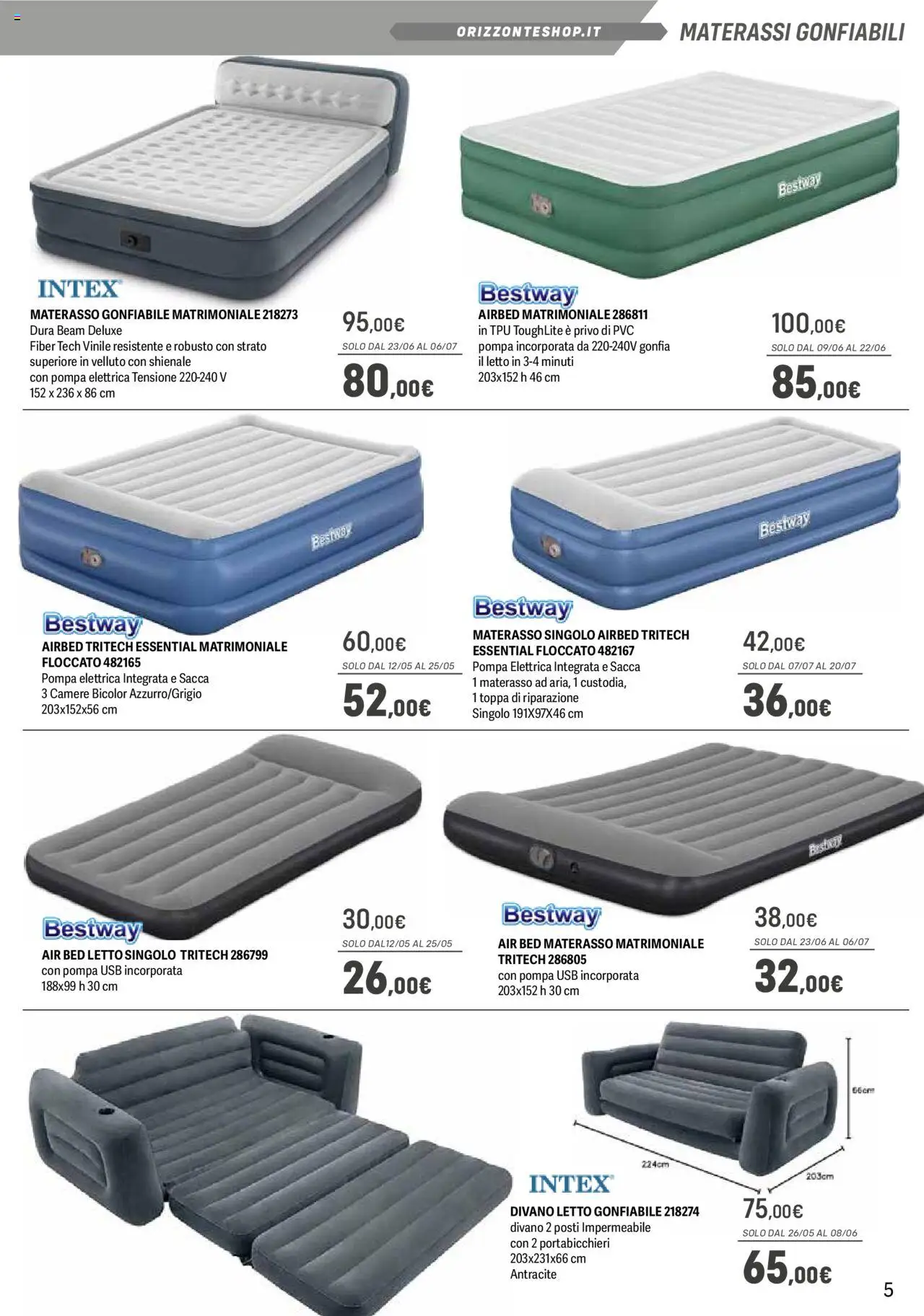 Volantino Mobile Orizzonte	 - pagina 5 - valido dal 09/05/2025