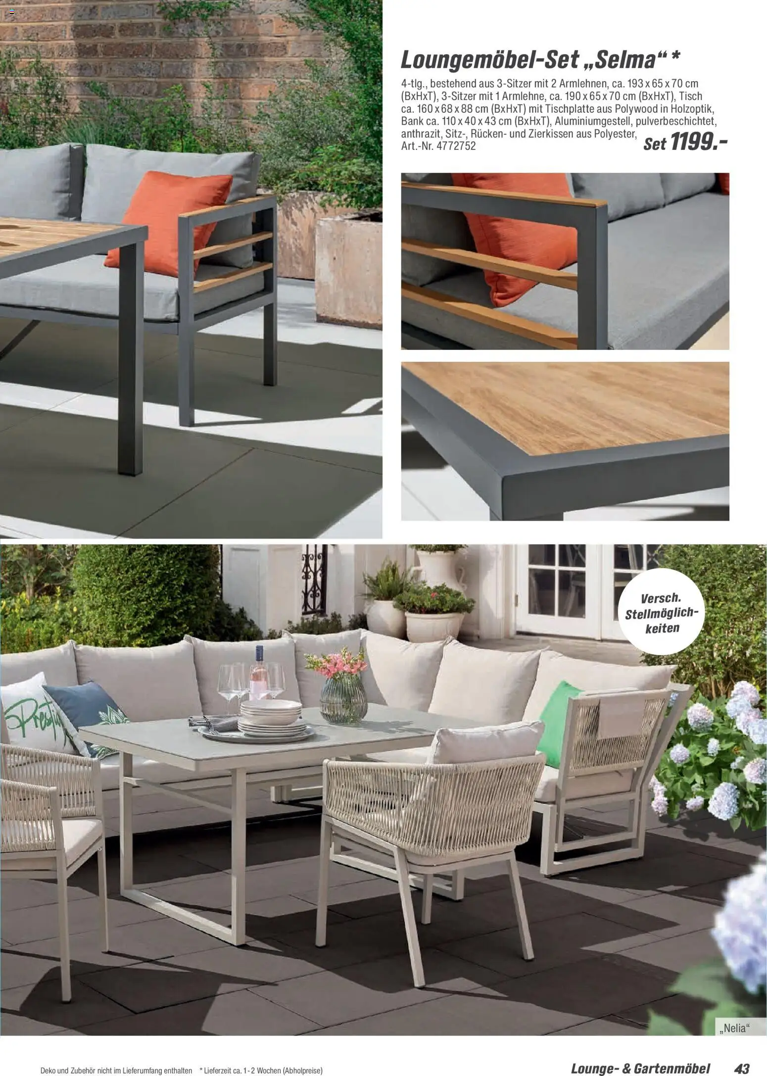 Toom Baumarkt  Gartenmöbel & Solar-Leuchten 2026 - Seite 43 - gültig ab 01.01.2026