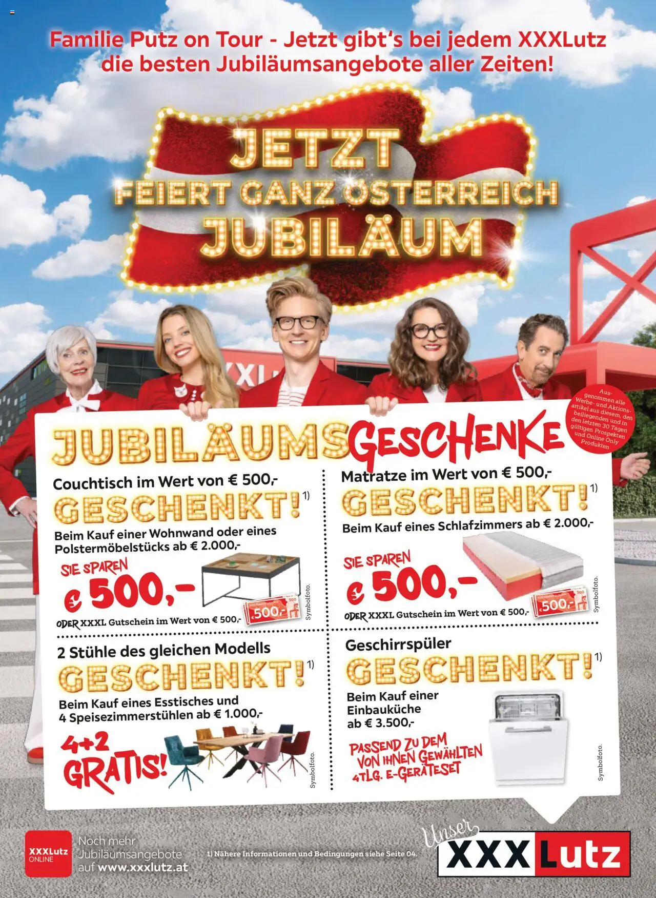 XXXLutz Jubiläumsangebote - Seite 1- gültig ab 19.08.2025