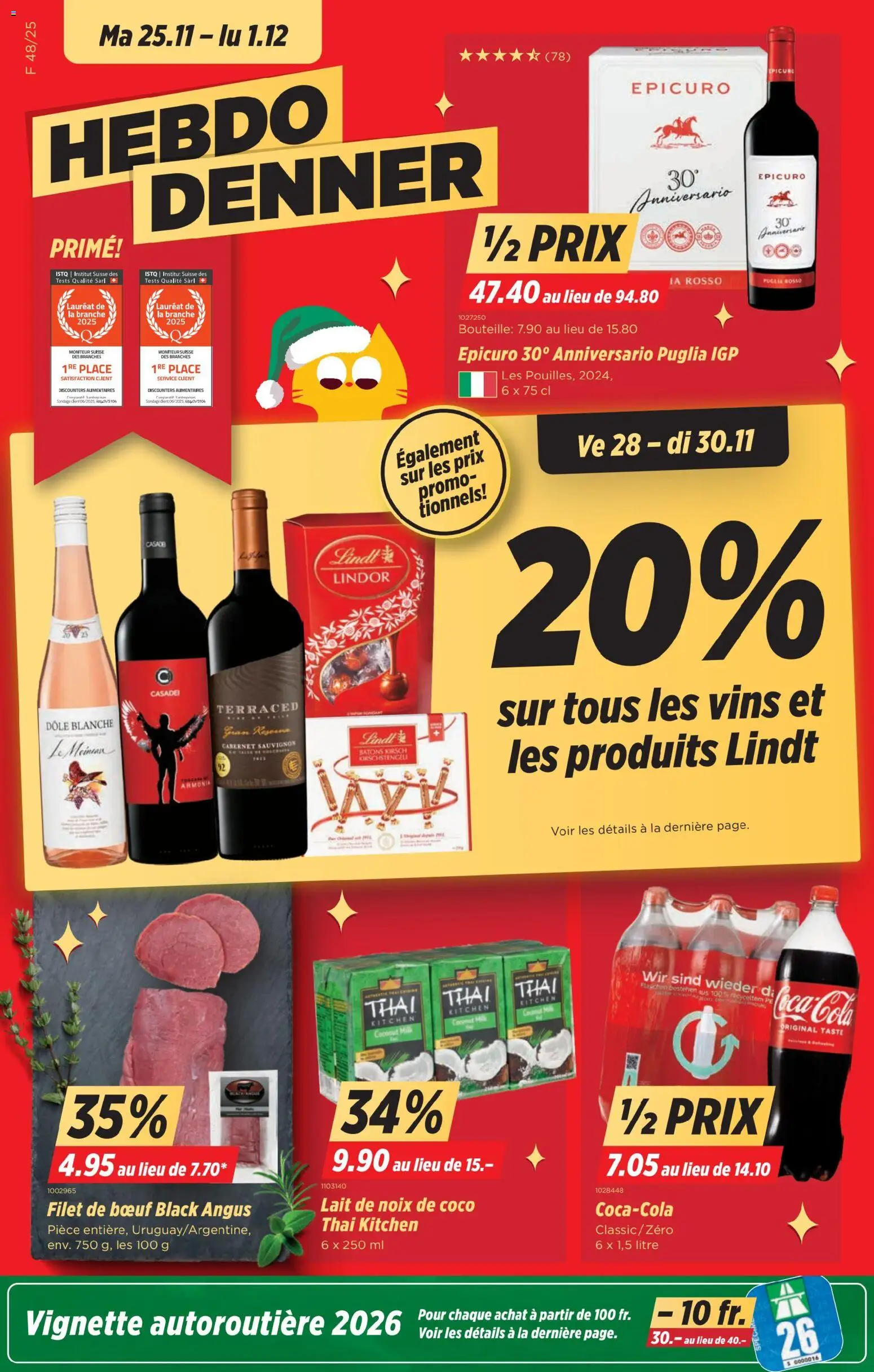 Denner Aktionen FR - Seite 1- gültig ab 25.11.2025