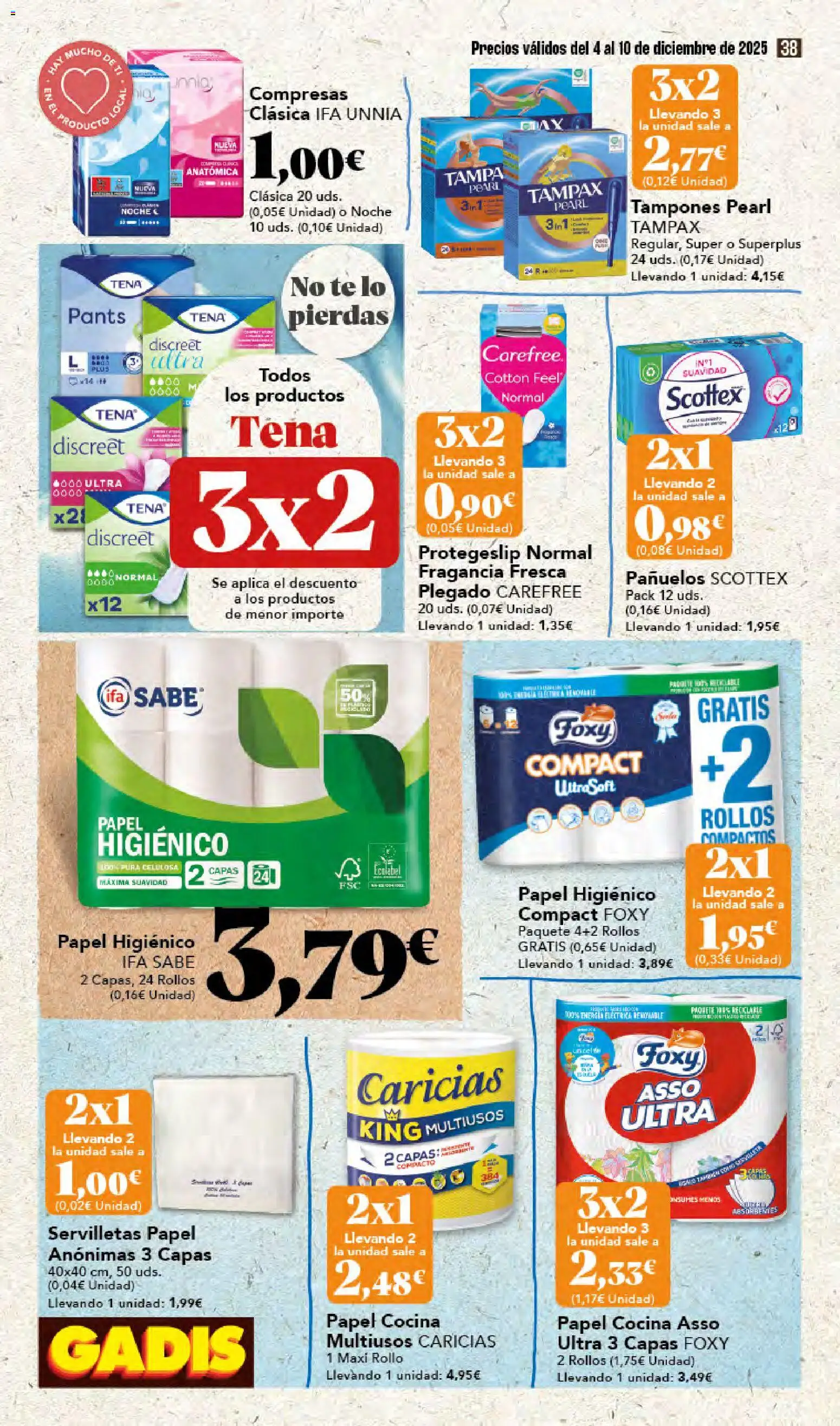 Gadis - folleto - Página de 38 - Válido desde 04/12/2025