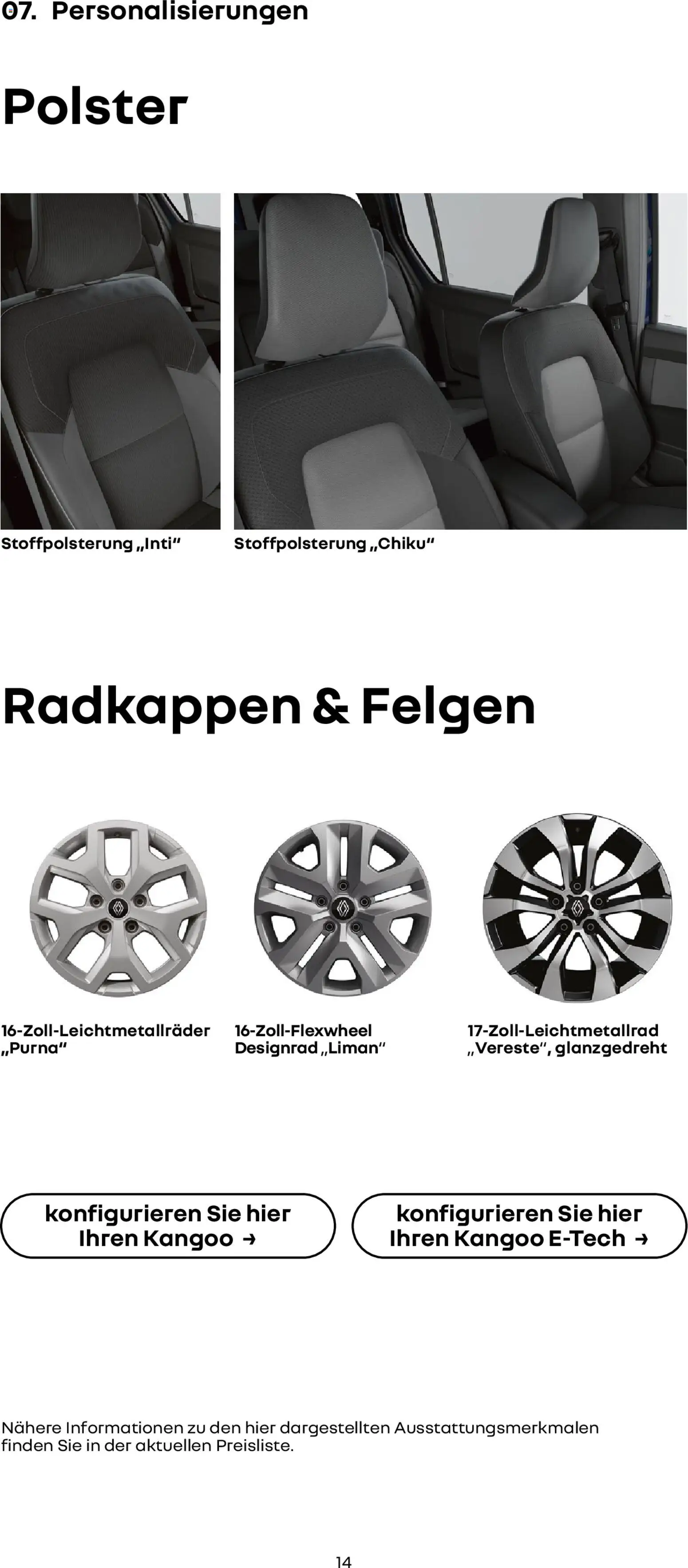 Renault Kangoo - Seite 14 - gültig ab 14.01.2026