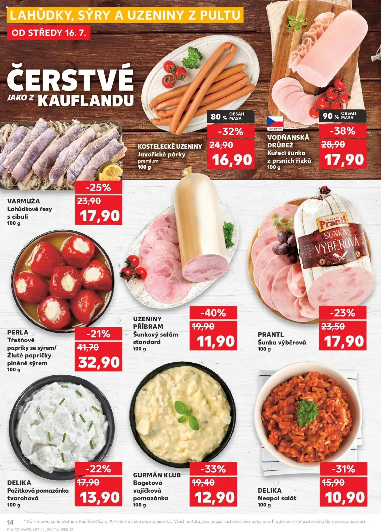 Kaufland leták - strana 14- platný od 16.07.2025