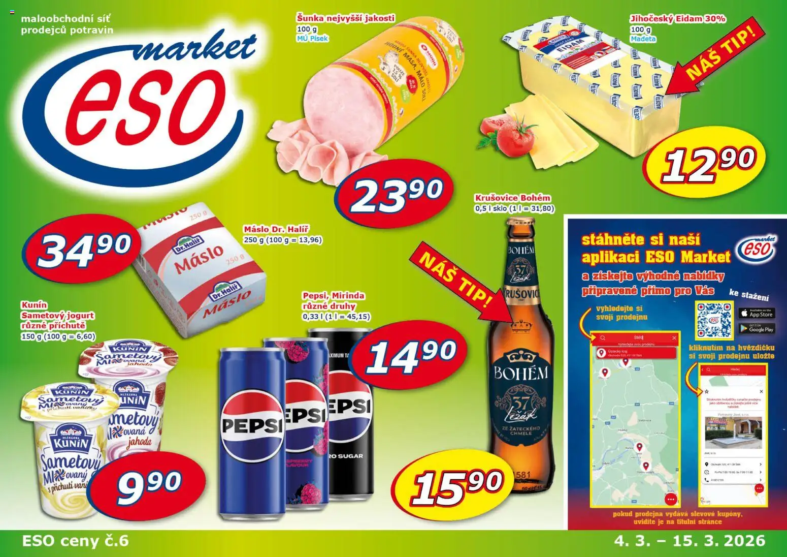 Eso market leták - strana 1- platný od 04.03.2026
