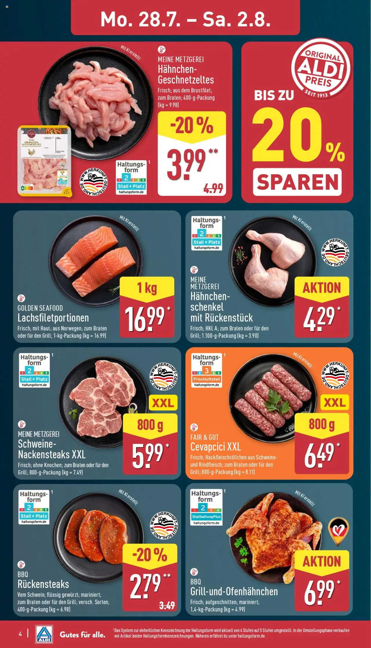 Aldi Prospekt 	 - Seite 4 - gültig ab 28.07.2025