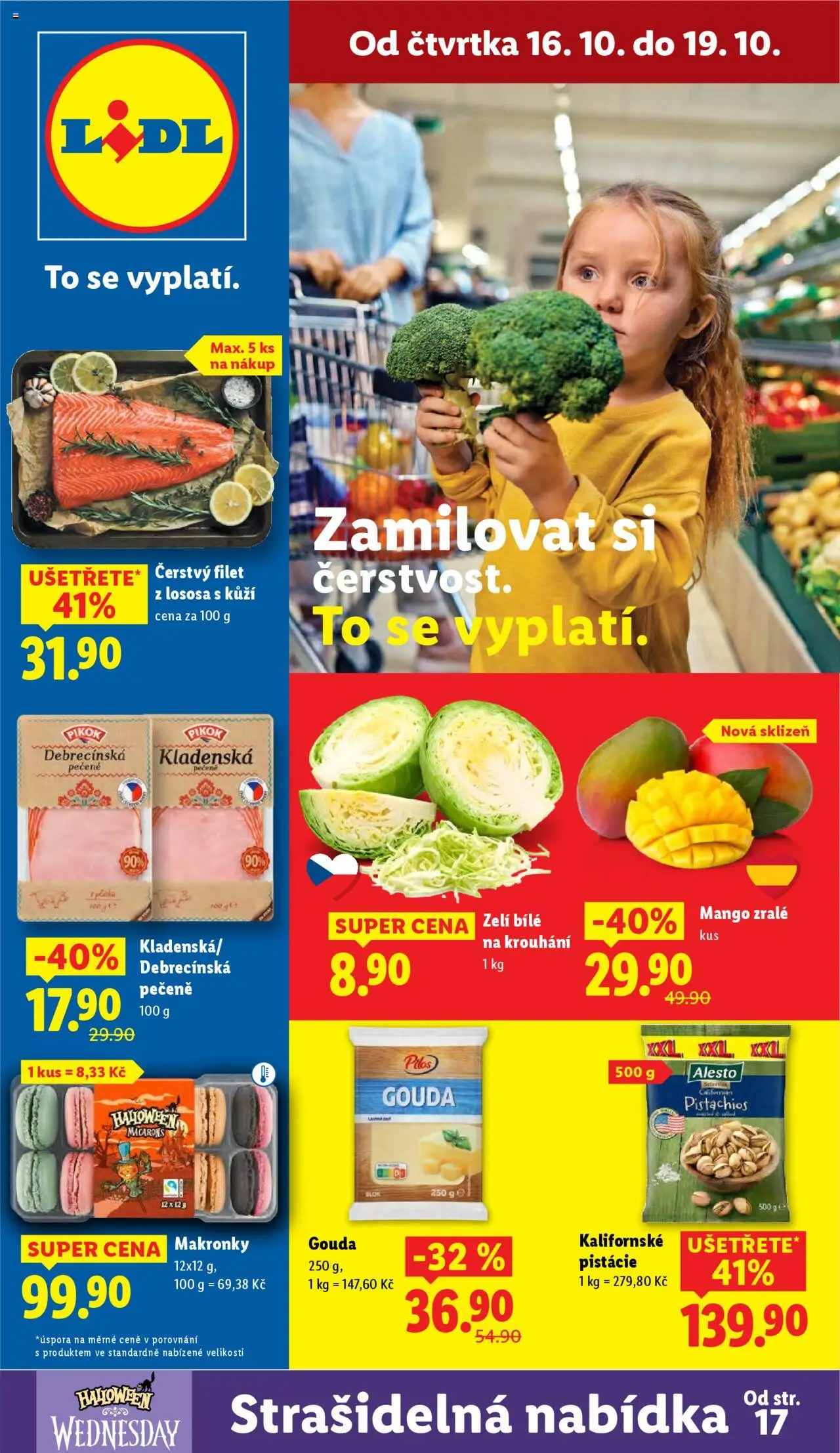 Lidl leták - strana 1- platný od 16.10.2025