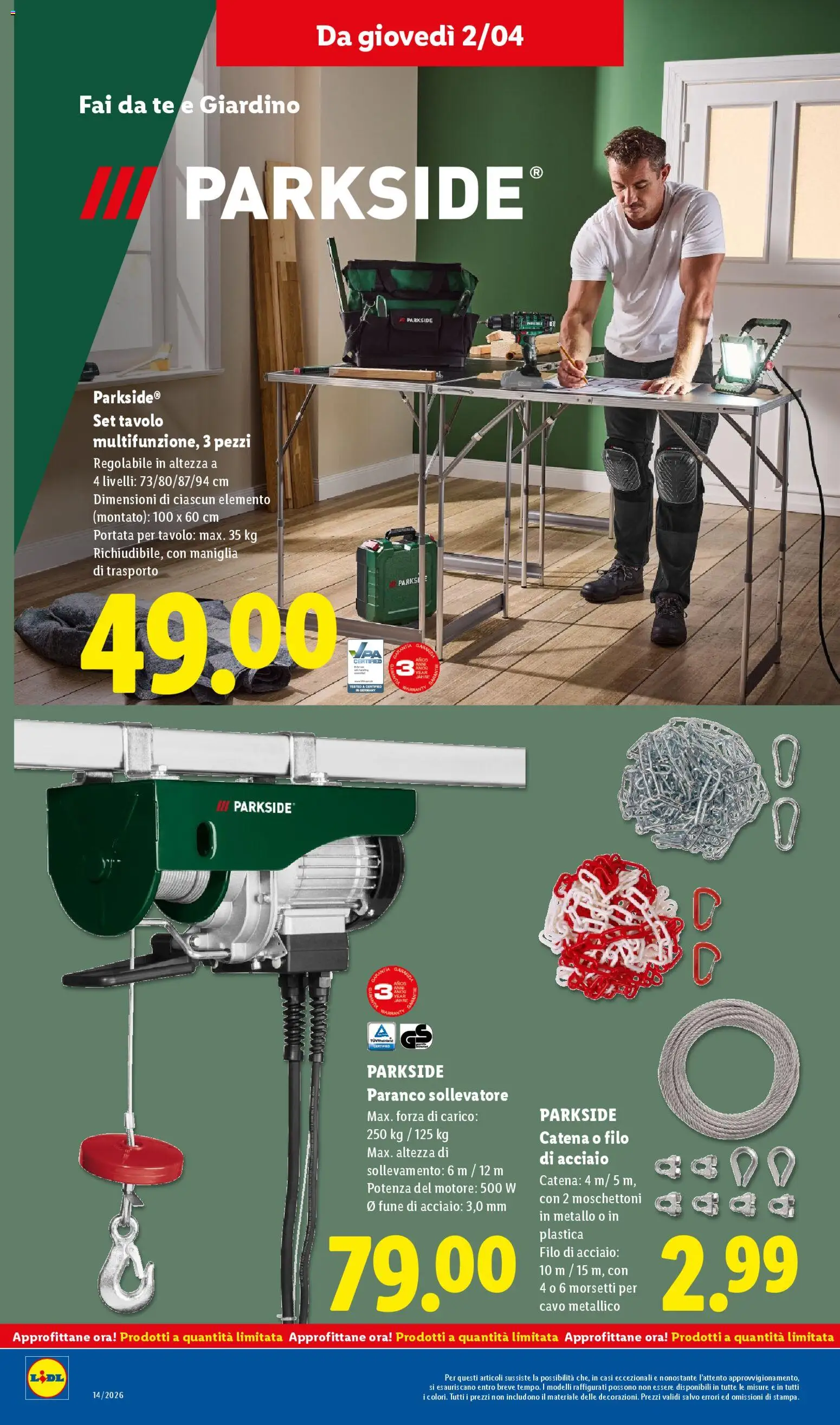 Lidl volantino - pagina 44 - valido dal 30/03/2026