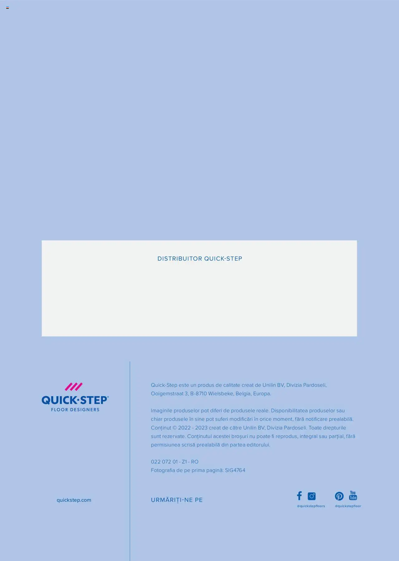 Proges catalog - Quick Step 2022 - pagina 133- valabil de la 01.01.2023