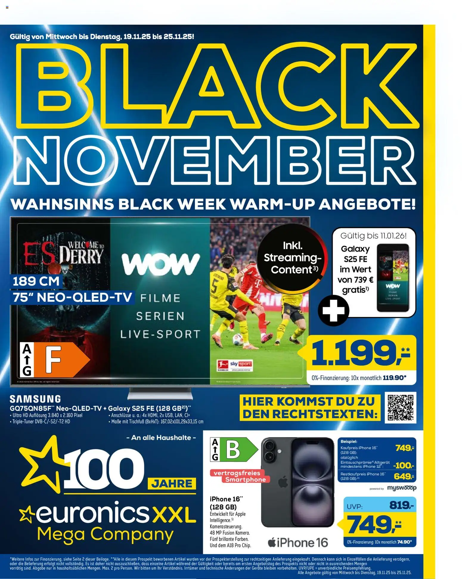 Euronics - Black Friday - Seite 1 - gültig ab 19.11.2025