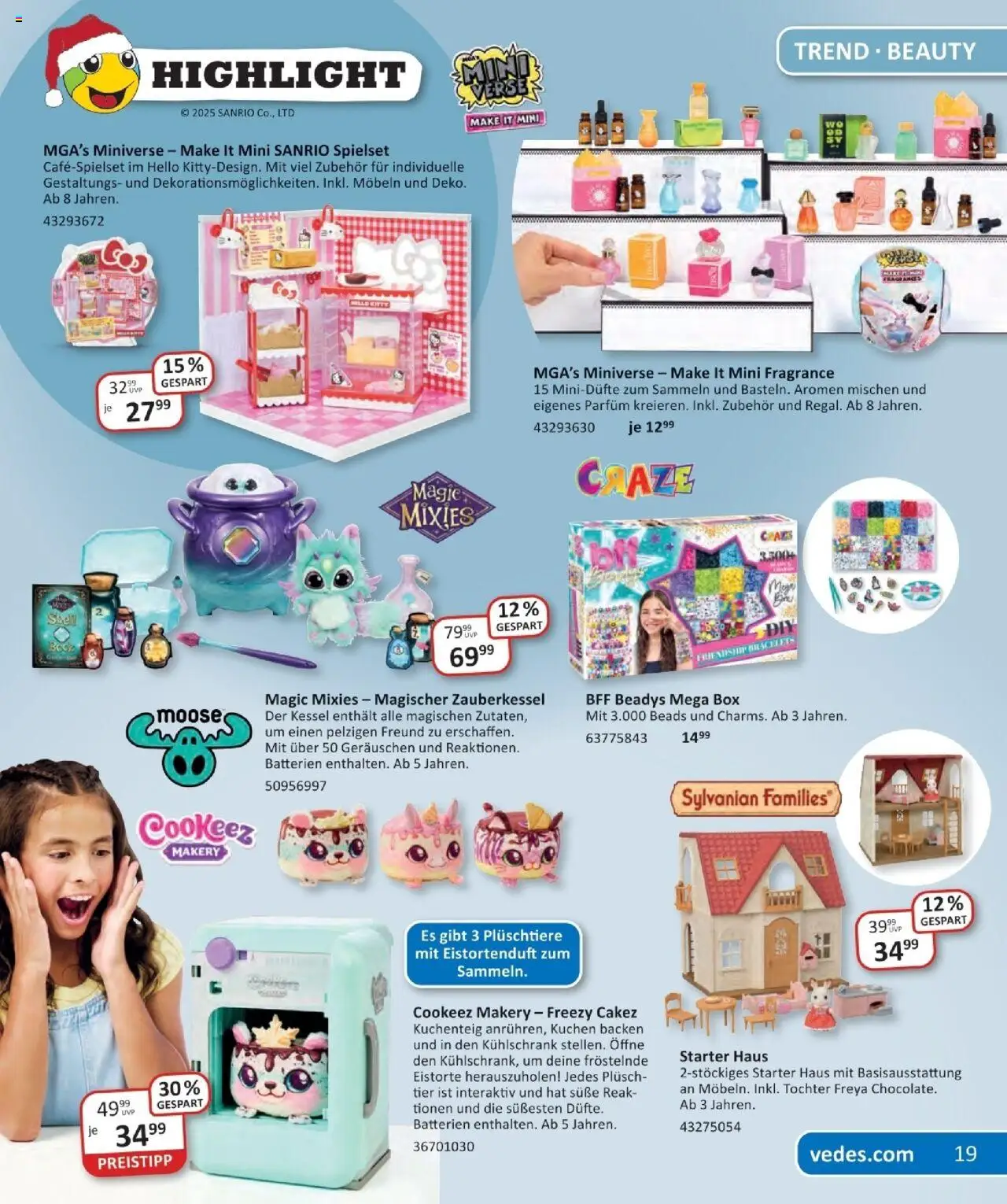 Vedes  Das kleine große Buch der Wünsche  - Seite 19 - gültig ab 15.10.2025