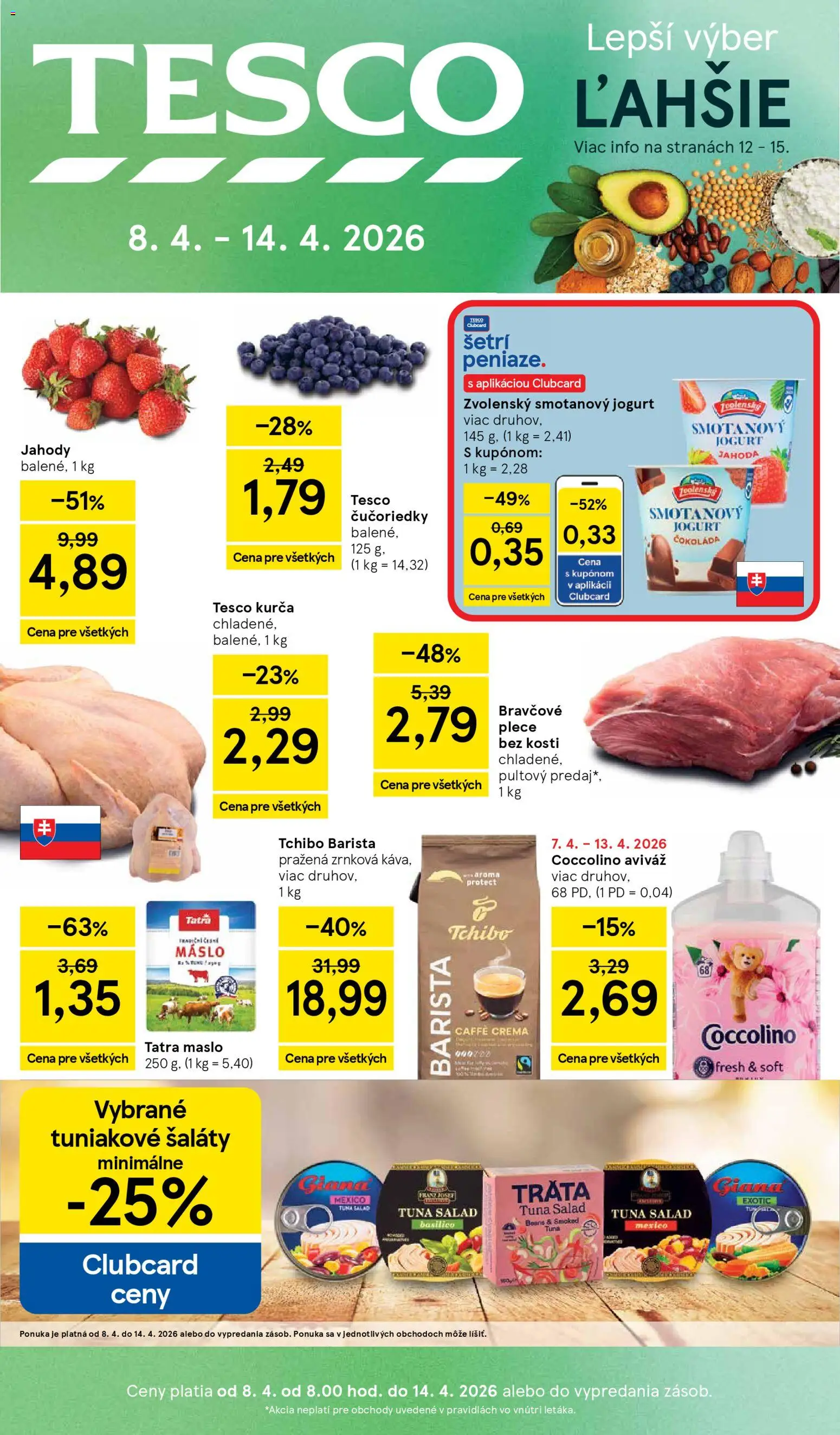 Tesco Hypermarket - leták - strana 1- platný od 08.04.2026