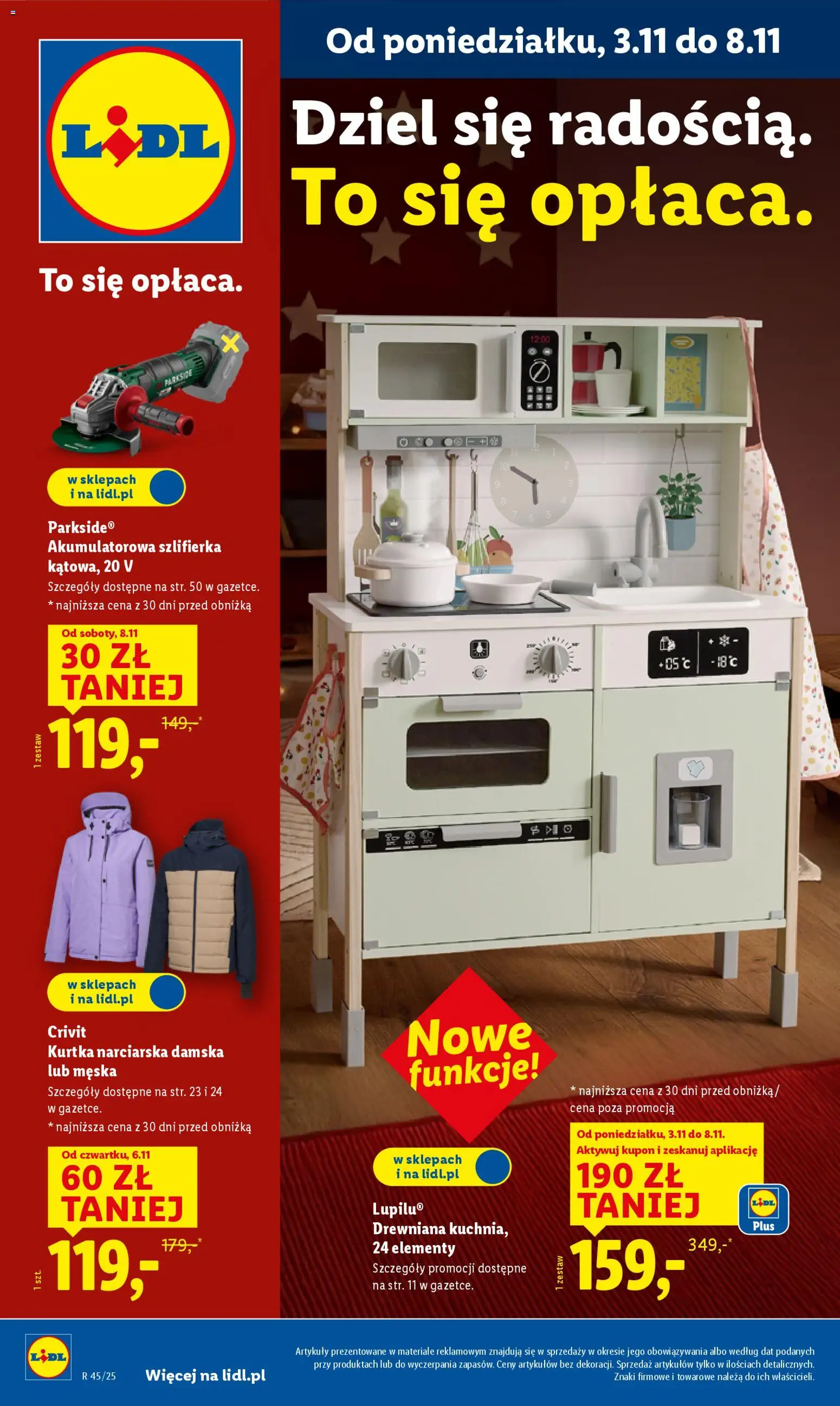 Lidl Katalog - strona 1- ważny od 03.11.2025
