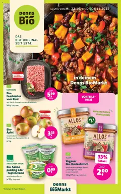 Vorschau Denns BioMarkt Angebote gültig ab 22.10.2025