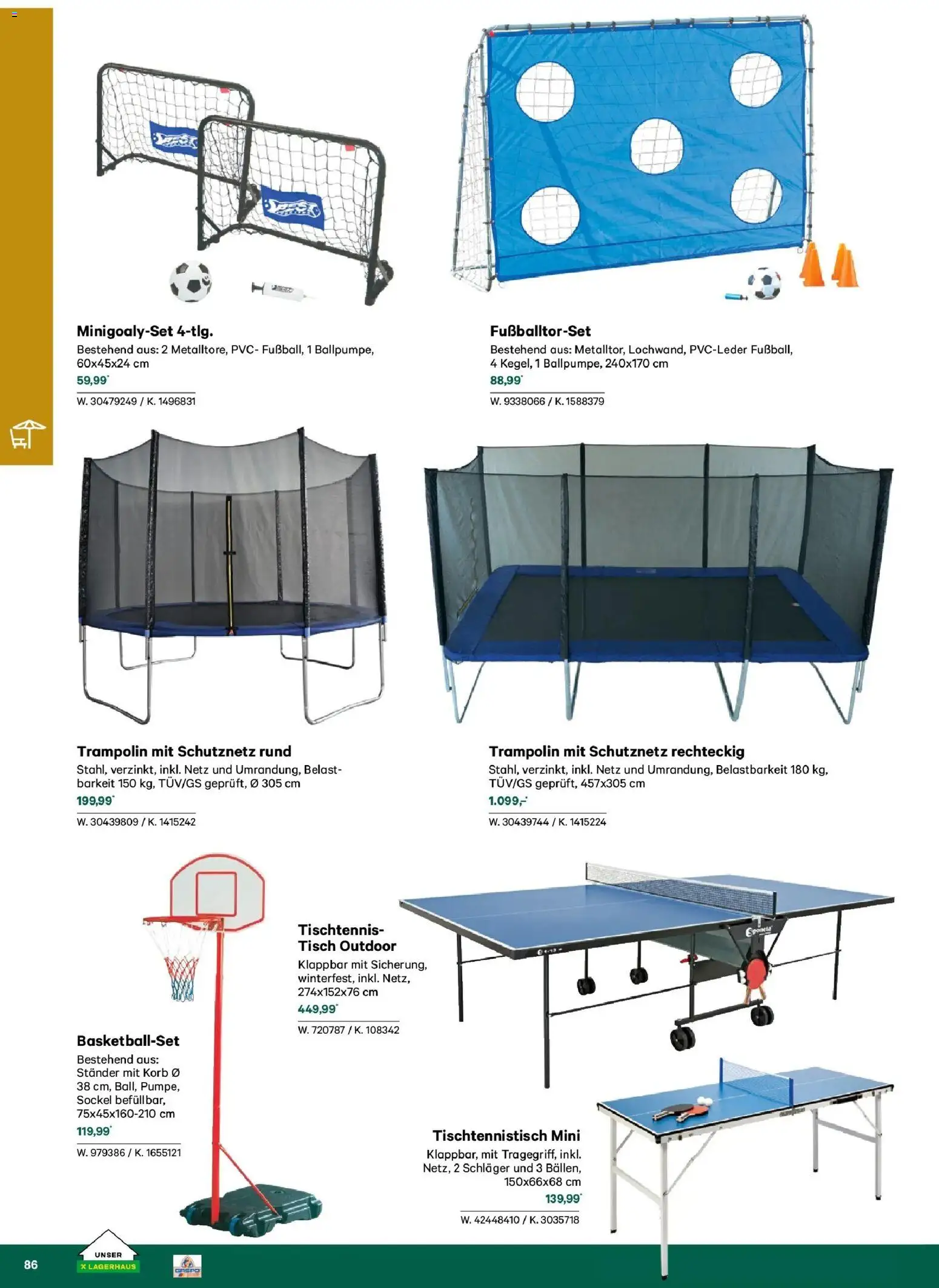 Lagerhaus Garten & Freizeit Katalog 2026 - Wien, Innsbruck - page 86- valid from 01.03.2026