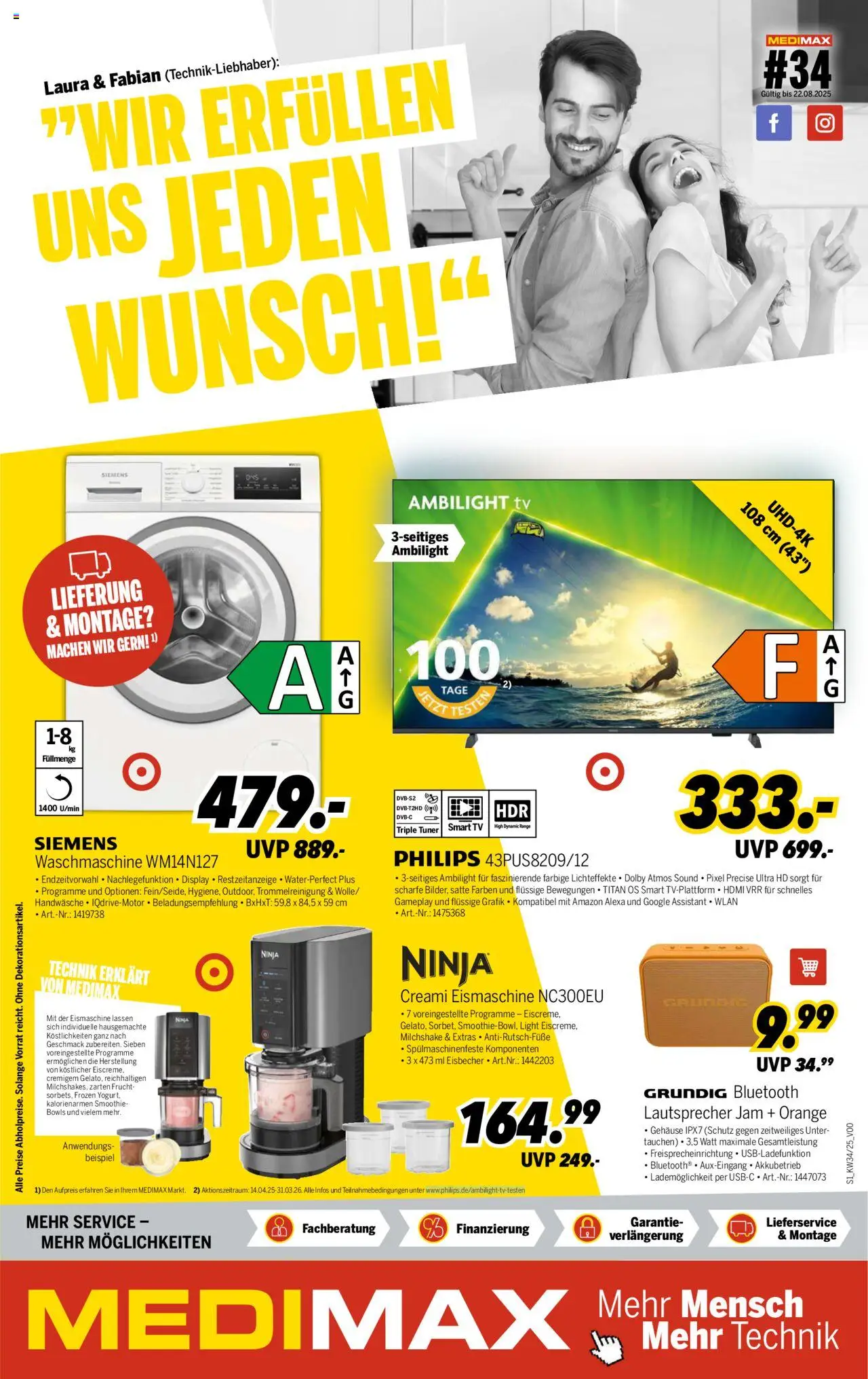 Medimax Prospekt 	 - Seite 1 - gültig ab 16.08.2025