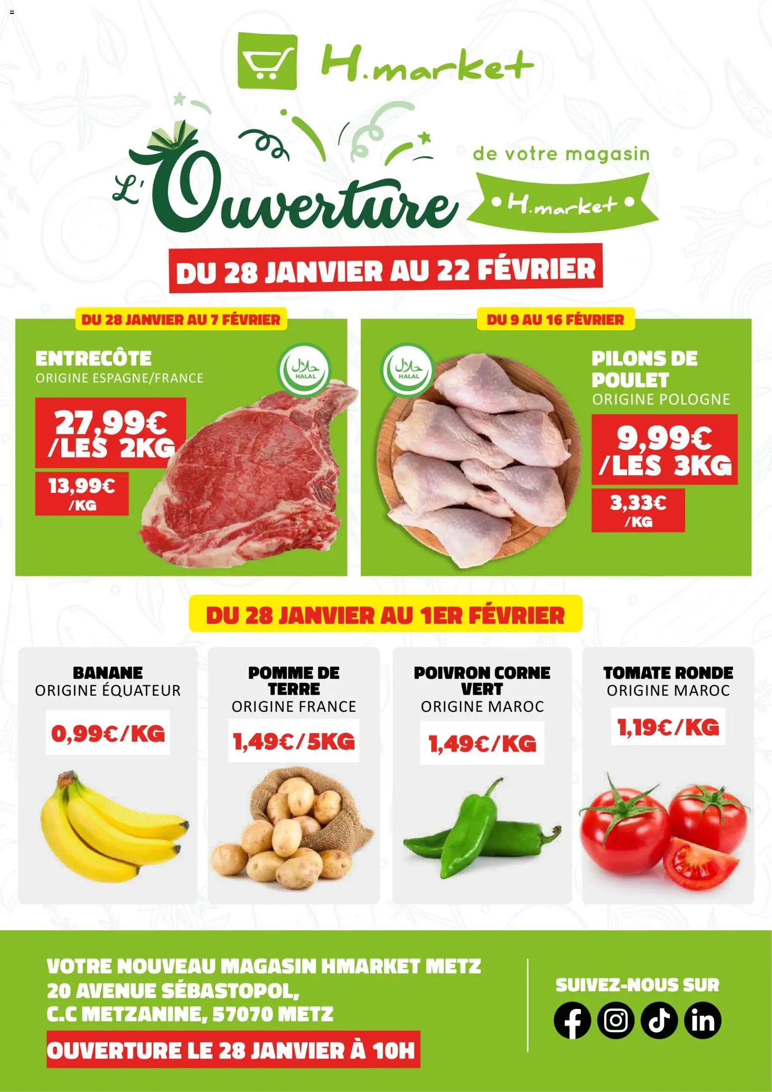 Hmarket catalogue - page 1 - valable à partir du 28/01/2026