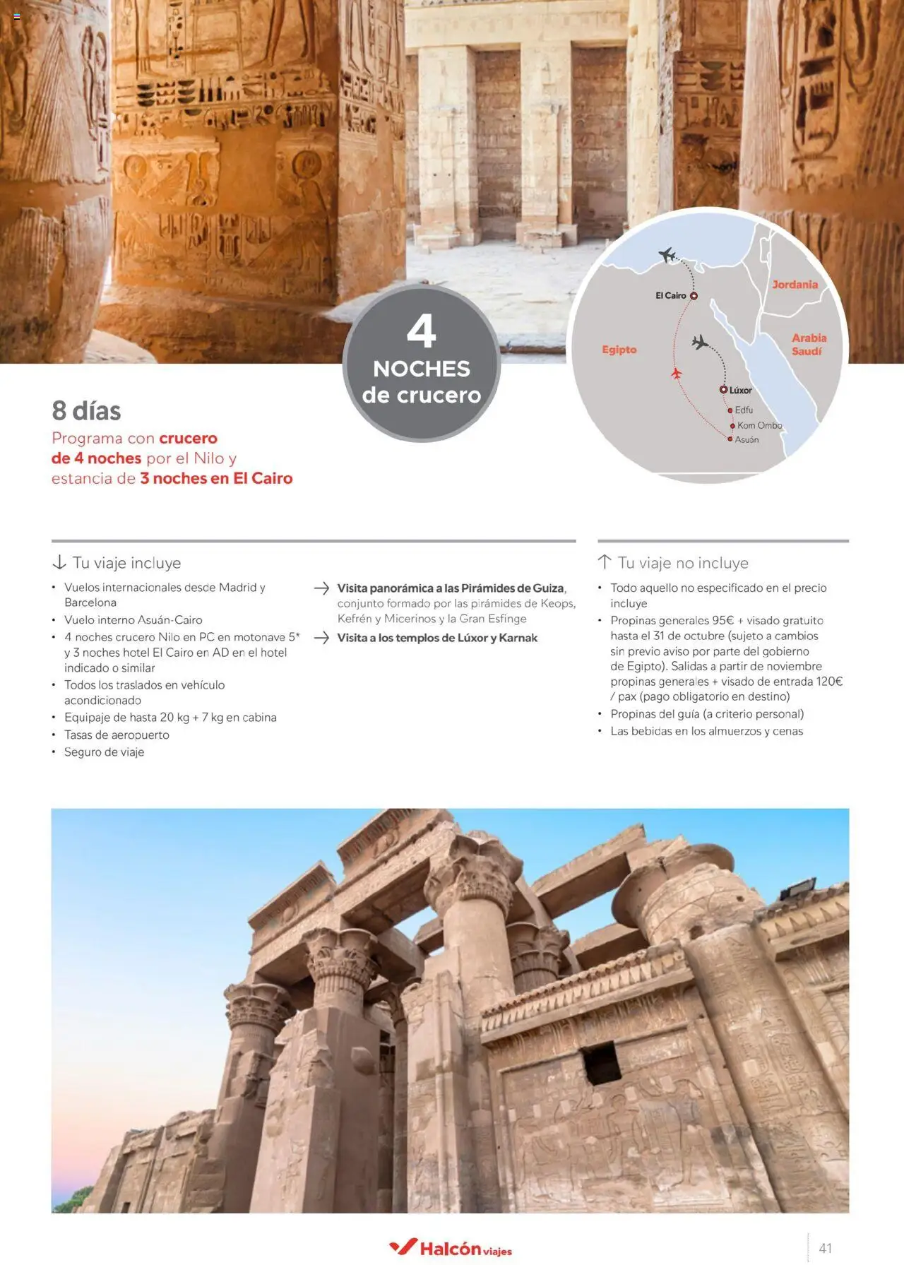 Halcón Viajes Egipto - Página de 41 - Válido desde 01/07/2025
