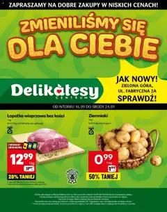 Podgląd Delikatesy Centrum Gazetka - Zielona Góra Otwarcie ważny od 16.09.2025