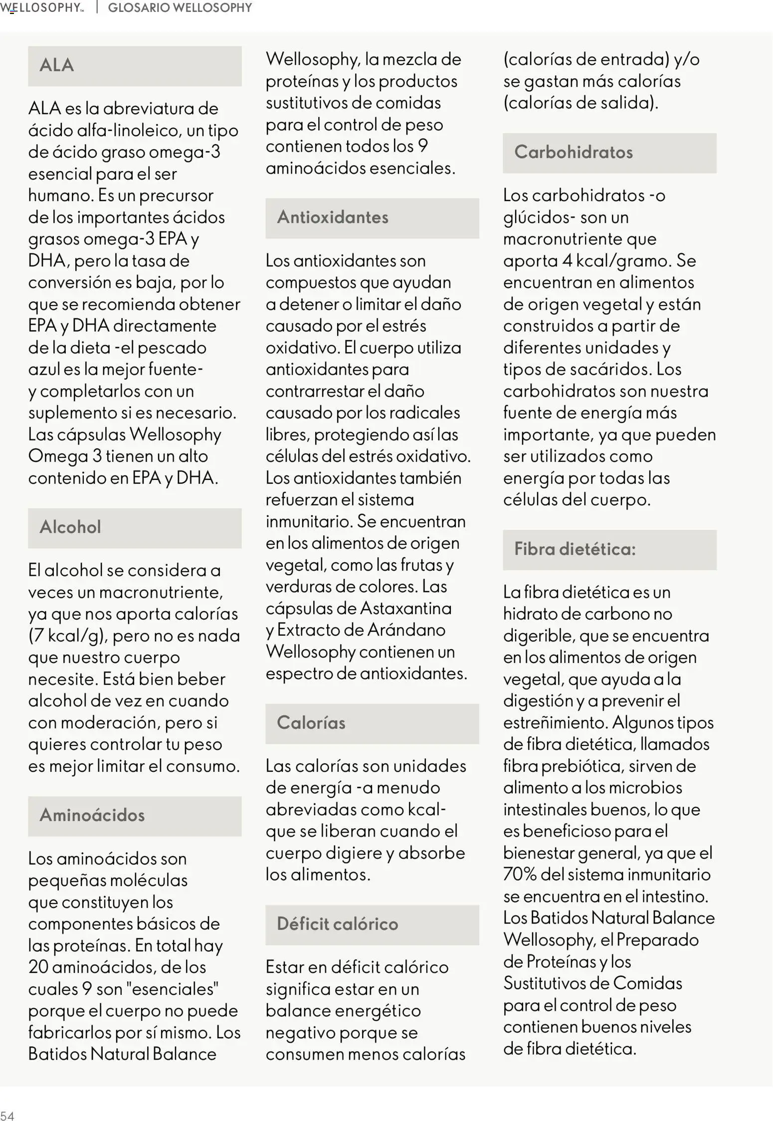 Oriflame - Guía Wellosophy - Página de 54 - Válido desde 01/11/2023