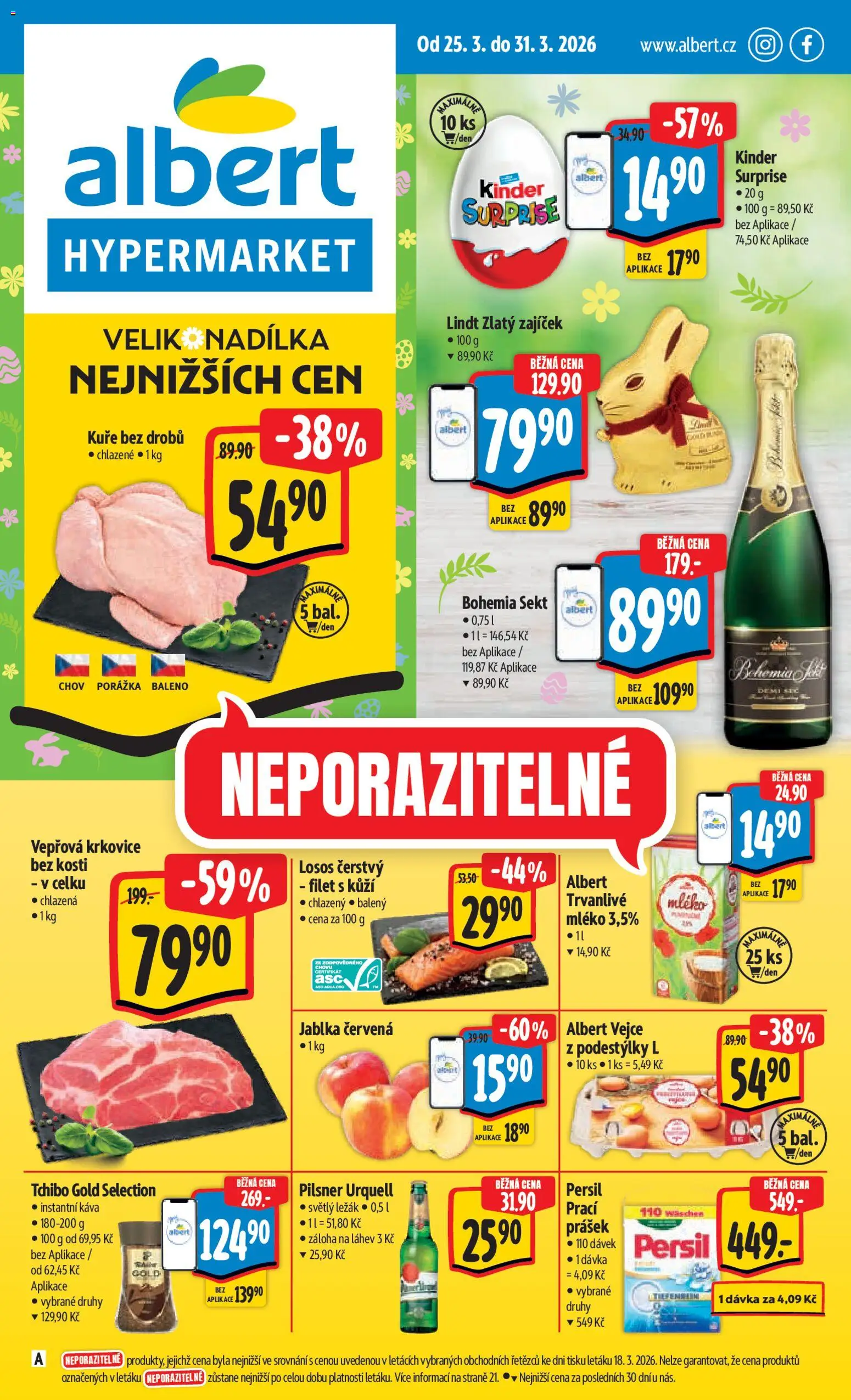 Albert leták - Hypermarket - strana 1- platný od 25.03.2026