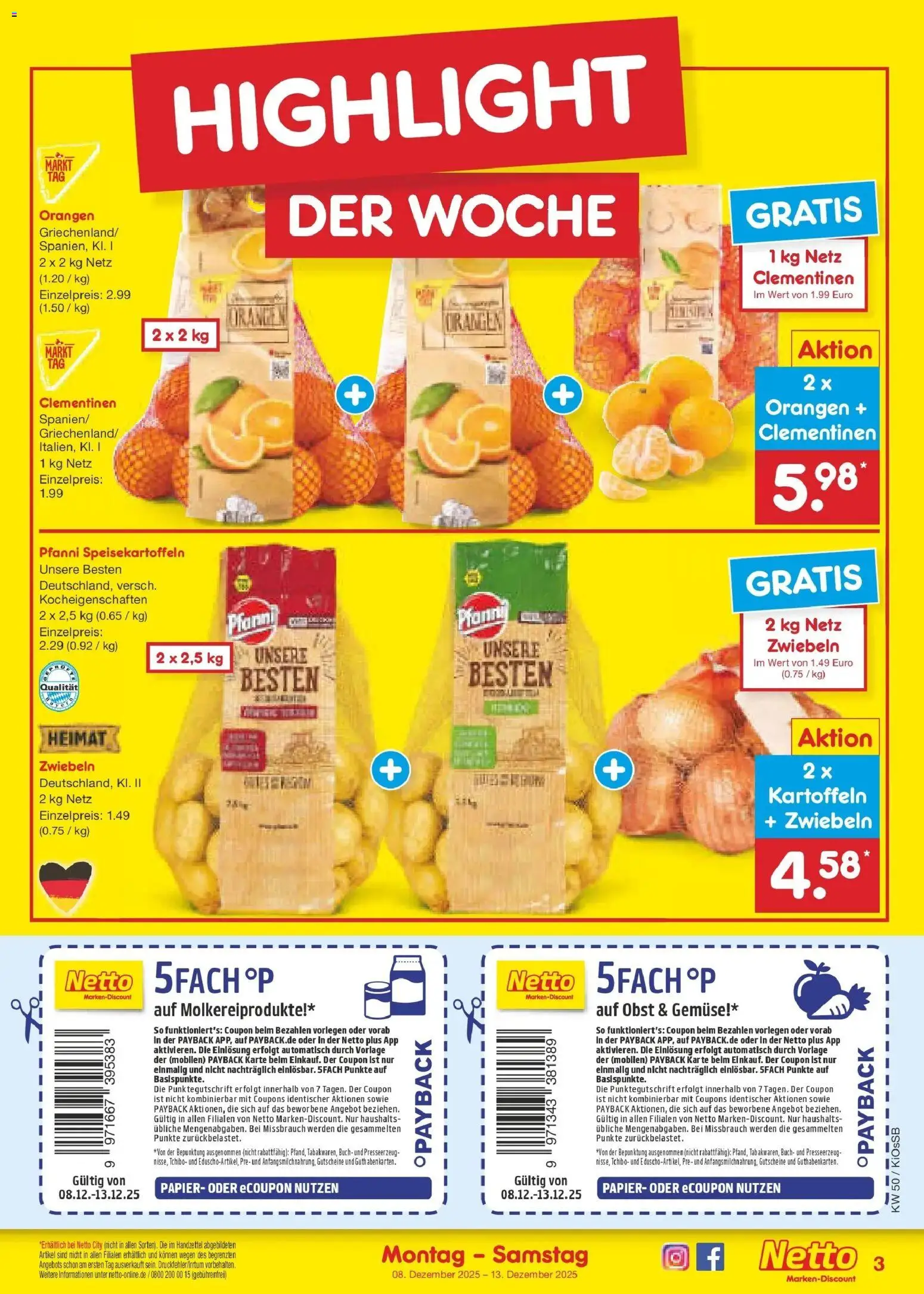 Netto Marken-Discount - Netto: Wochenangebote - Seite 3 - gültig ab 08.12.2025