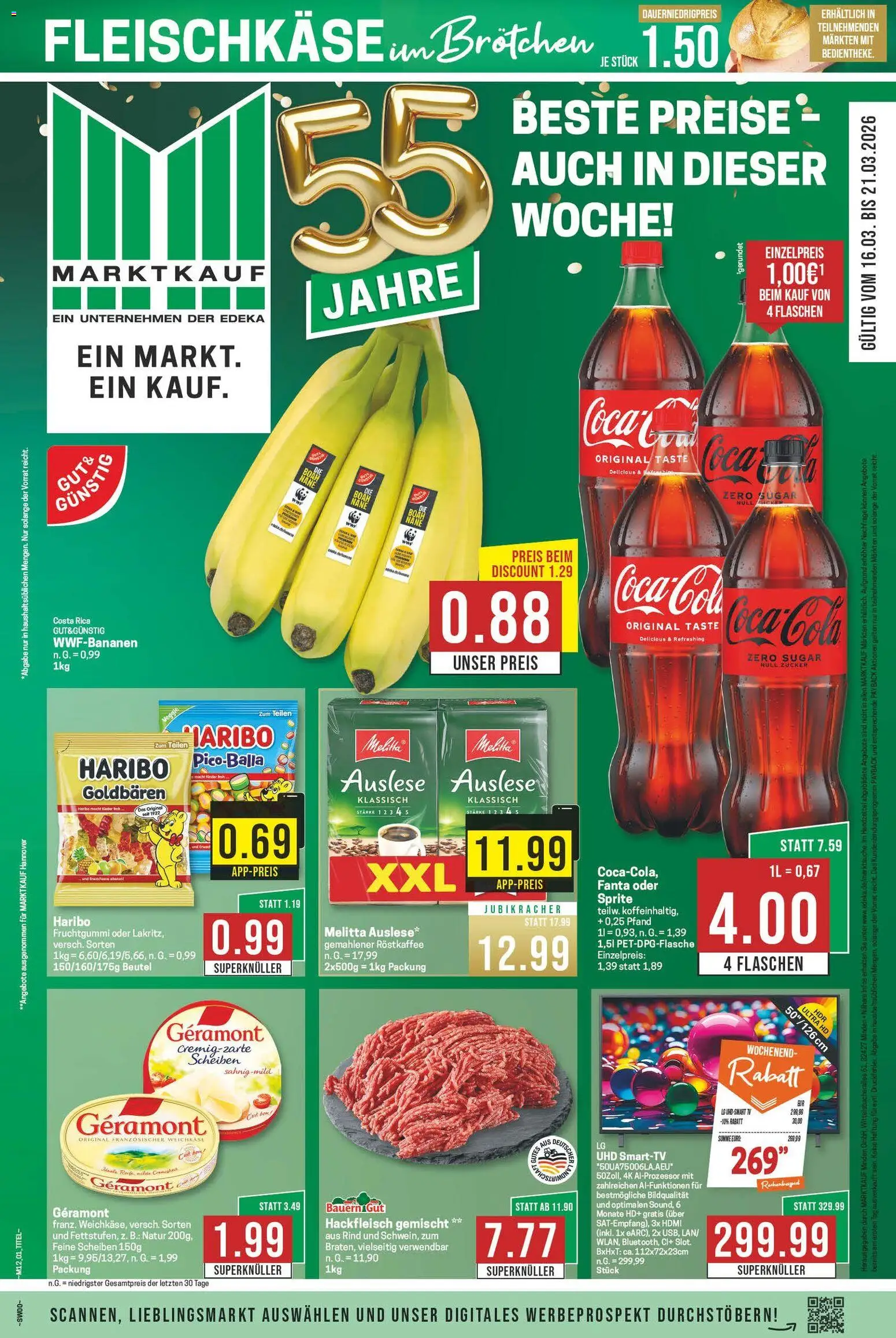 Marktkauf Prospekt 	 - Seite 1 - gültig ab 16.03.2026