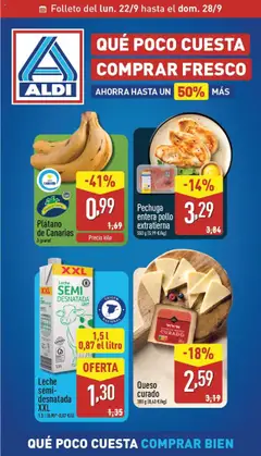 Vista previa del folleto Aldi folleto Canarias válido desde 22/09/2025