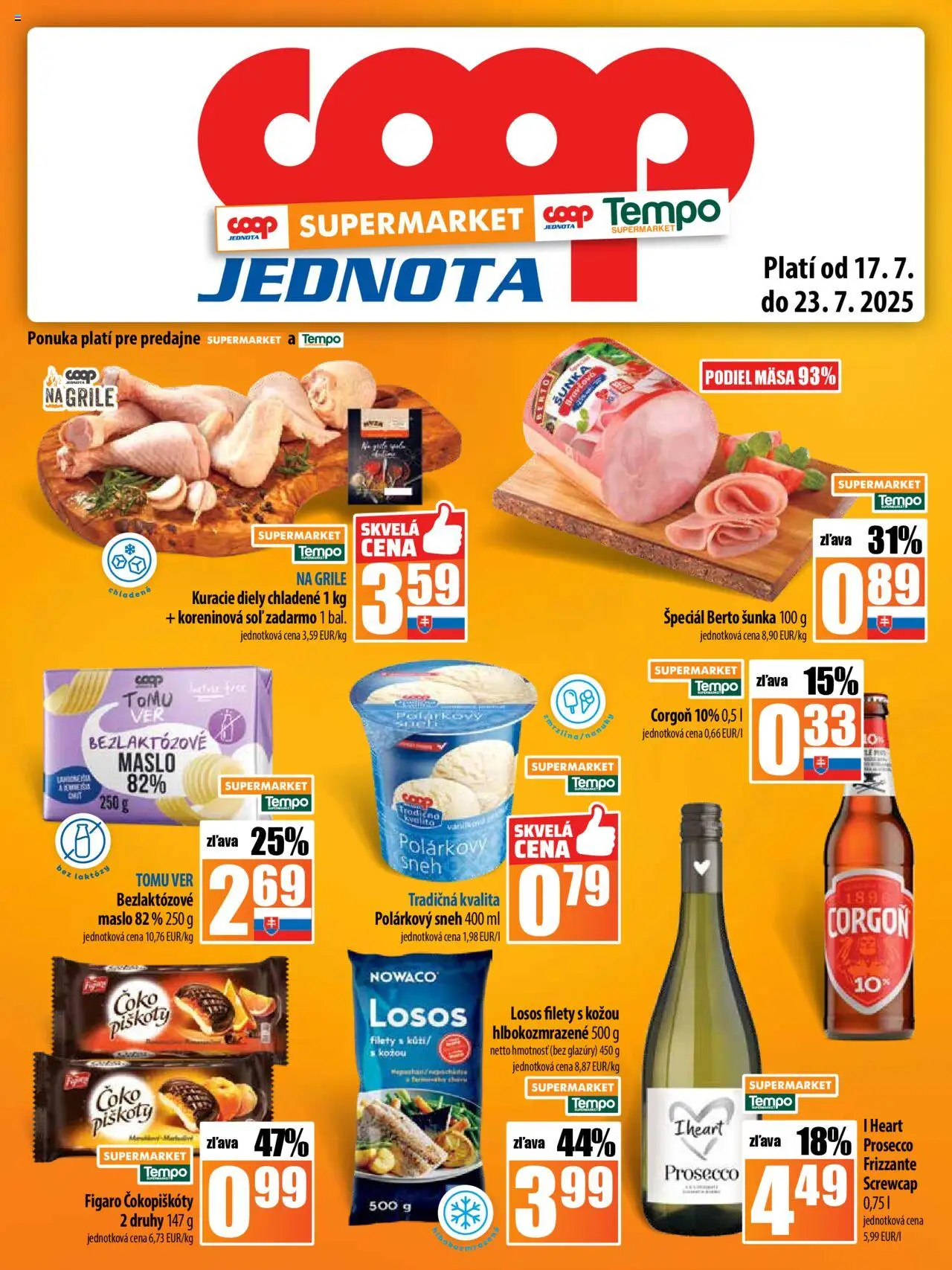 COOP Jednota leták - strana 13- platný od 17.07.2025