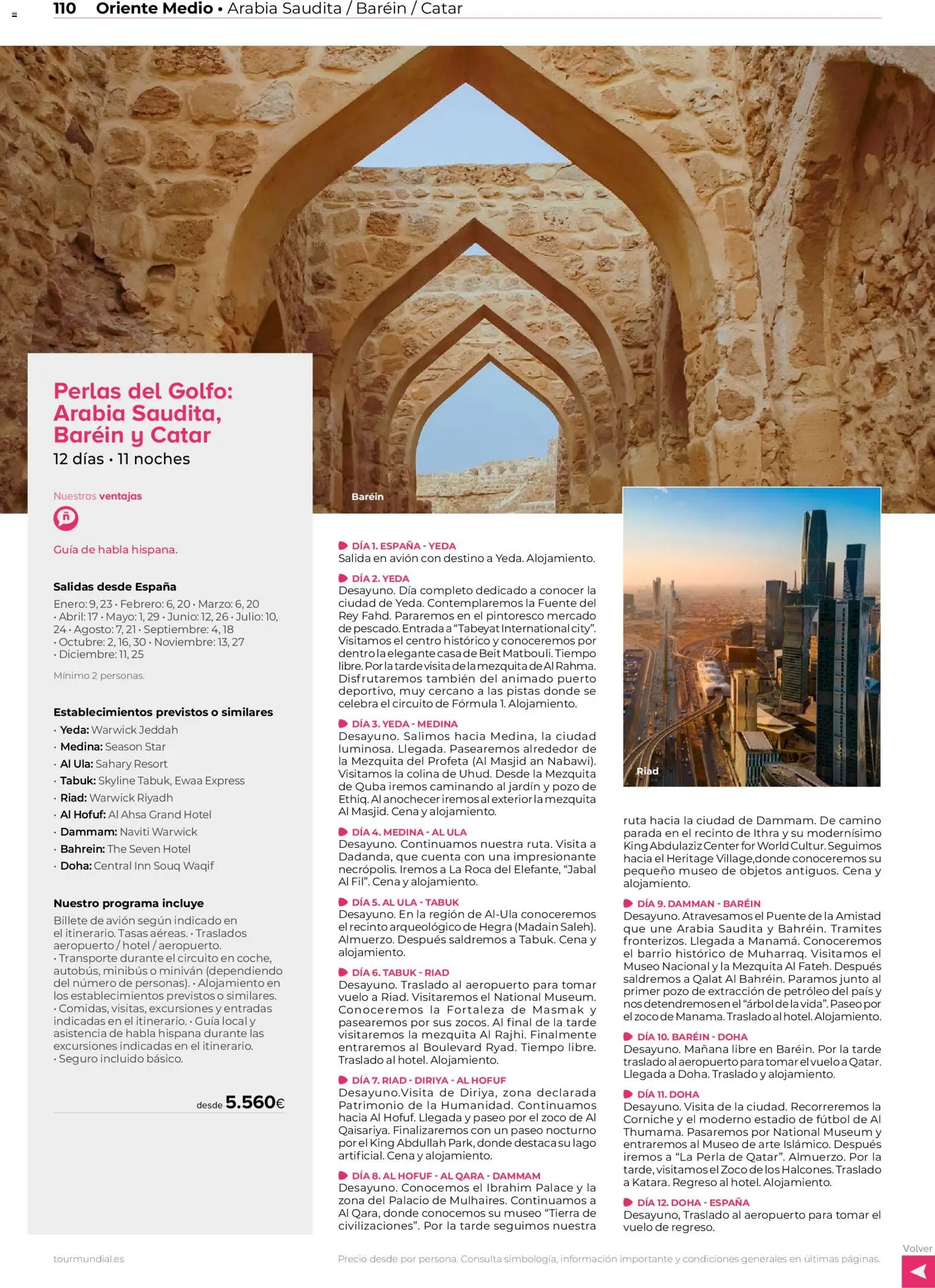 Viajes El Corte Inglés Africa y Oriente Medio - Página de 110 - Válido desde 01/01/2026