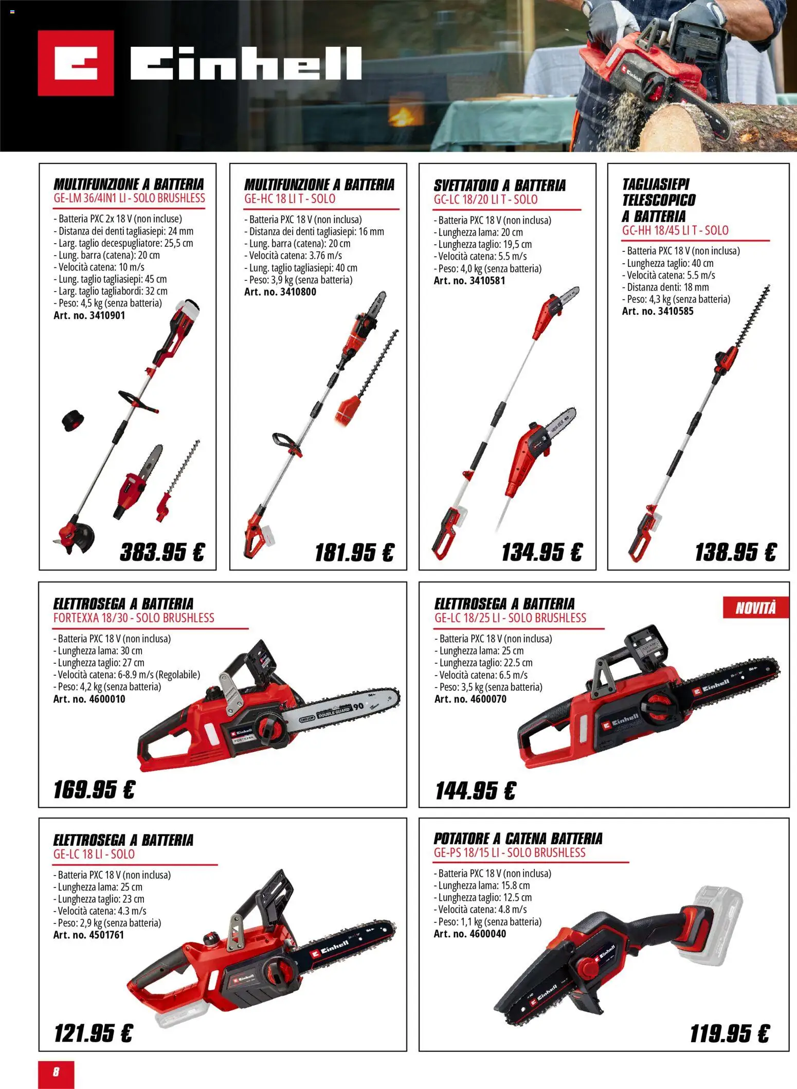 Volantino Einhell	 - pagina 8 - valido dal 02/02/2026