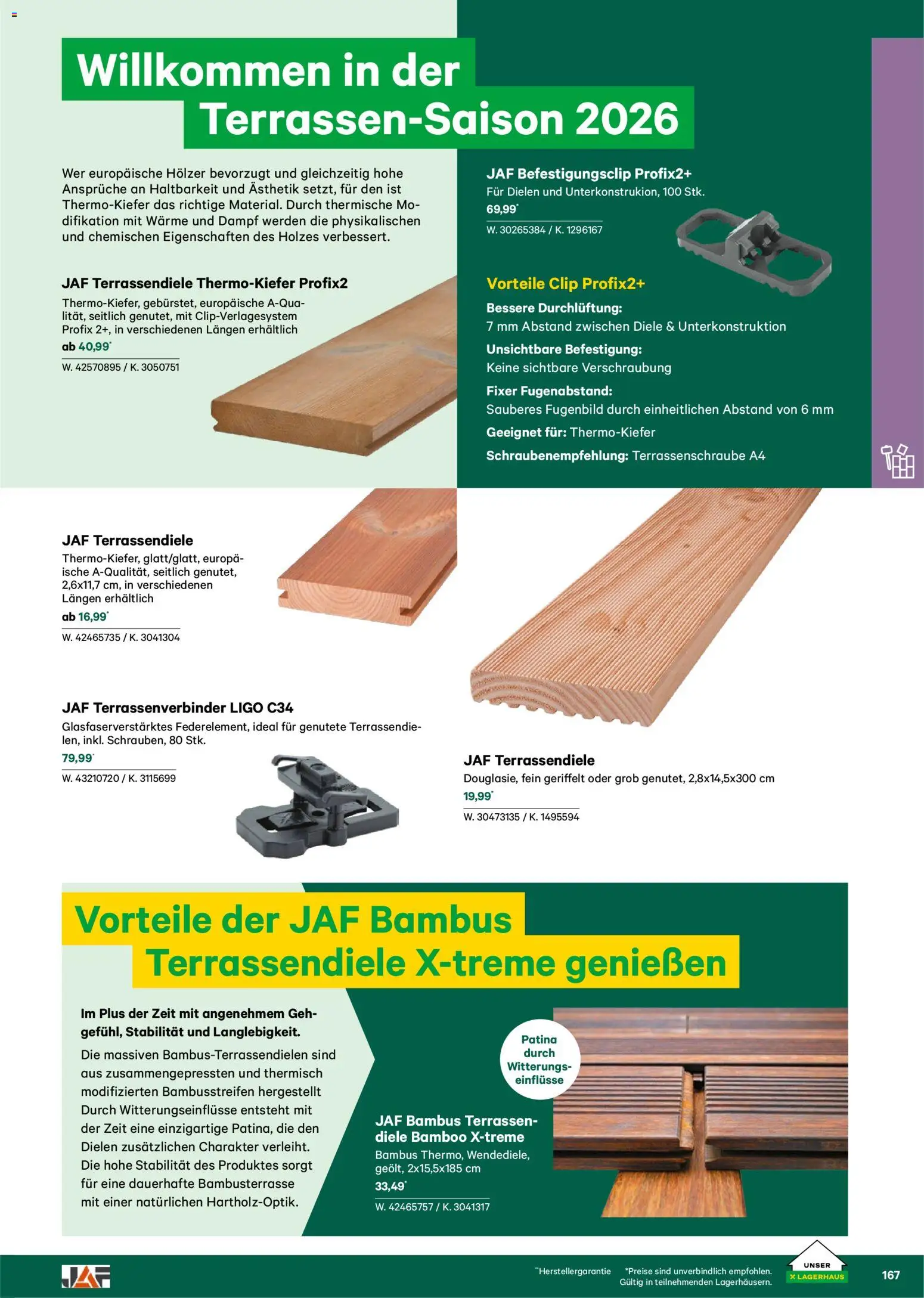 Lagerhaus  Garten und Freizeit Katalog 2026 - page 167- valid from 22.02.2026