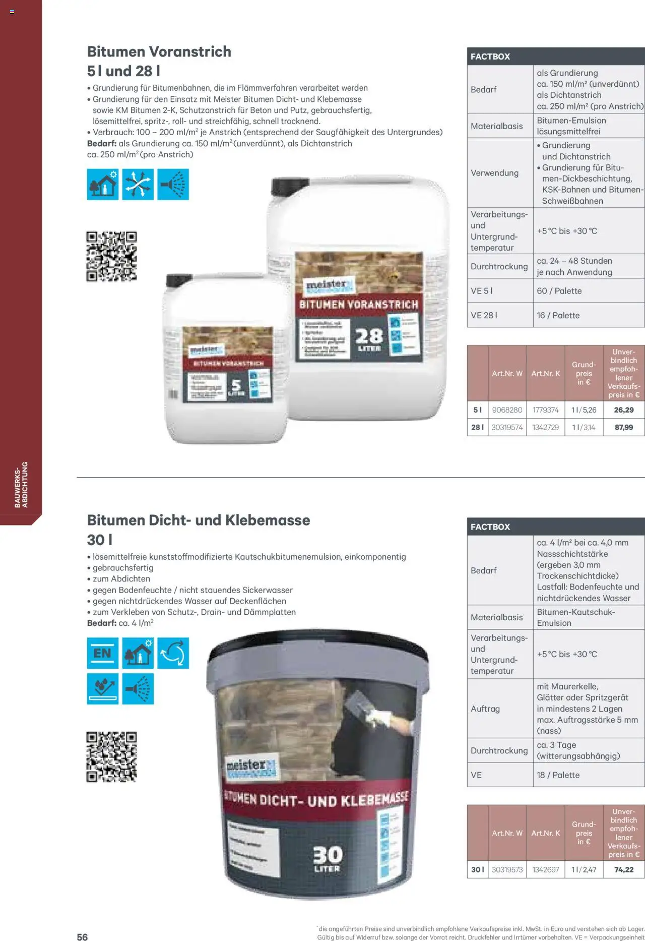 Lagerhaus meister Katalog 2025 - Seite 56- gültig ab 08.01.2025