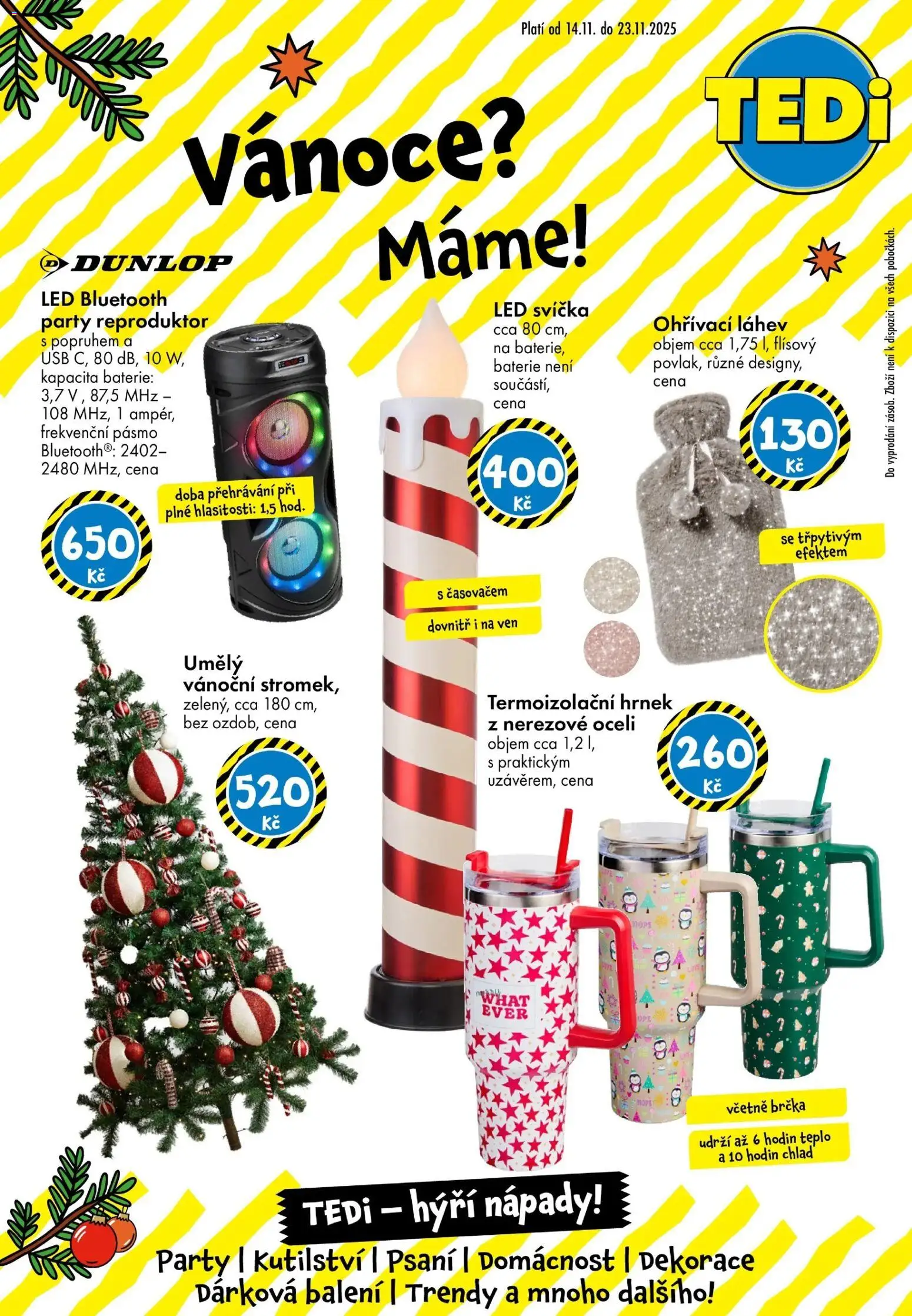 TEDi leták - strana 1- platný od 14.11.2025