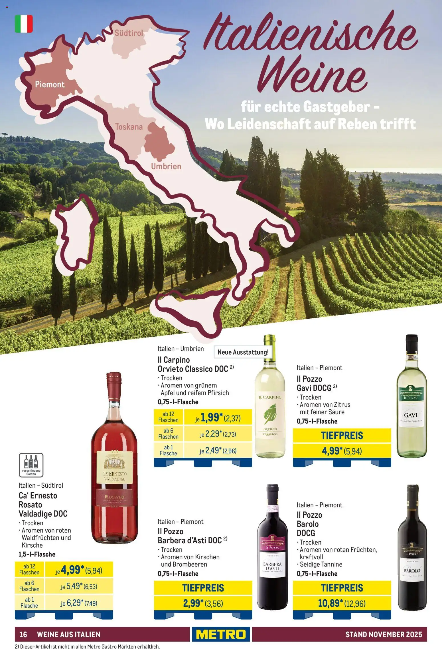 Metro - Hauswein-Katalog - Seite 16 - gültig ab 12.11.2025