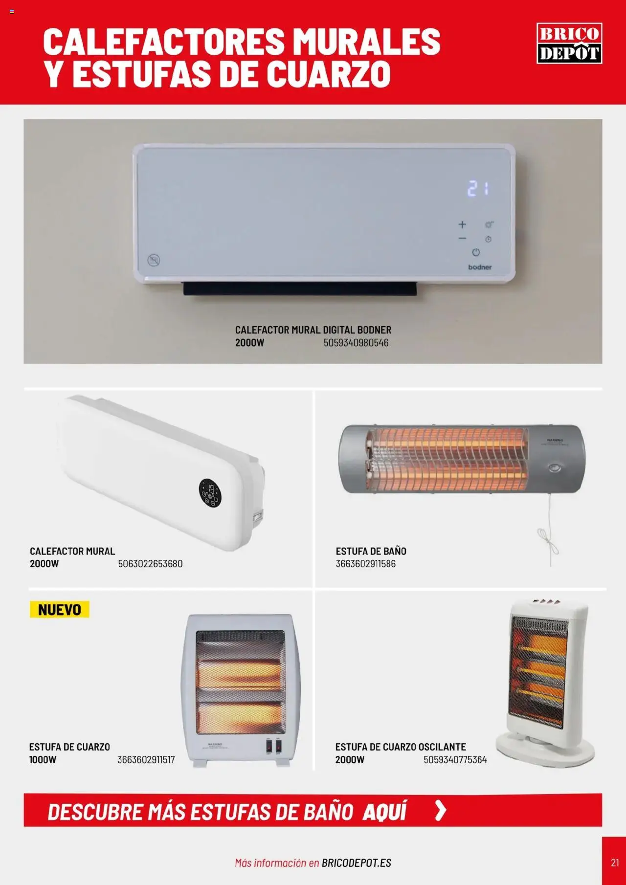Brico Depôt - Catálogo Calefacción - Página de 21 - Válido desde 21/10/2025