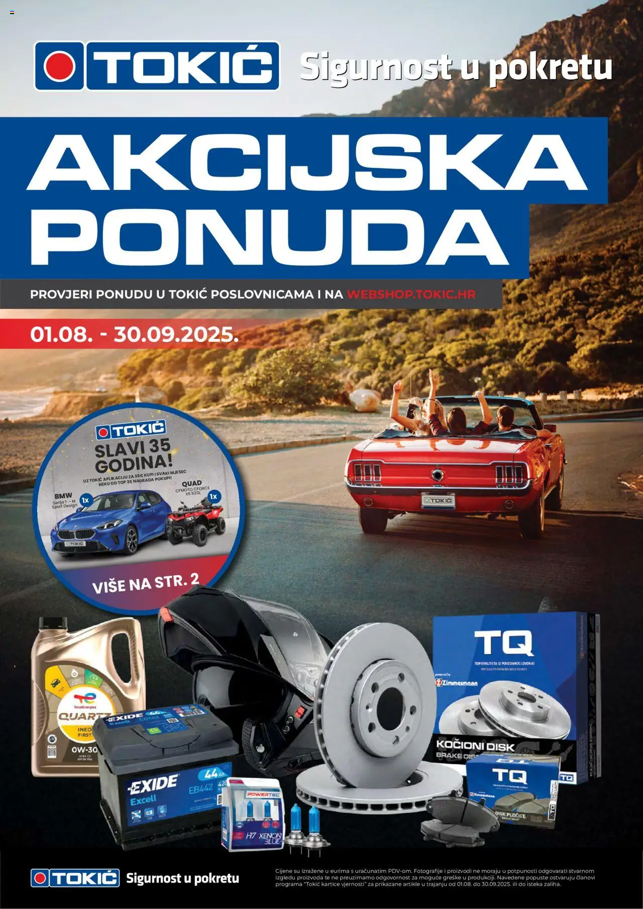 Katalog Tokić - stranica 1- važeći od 18.08.2025