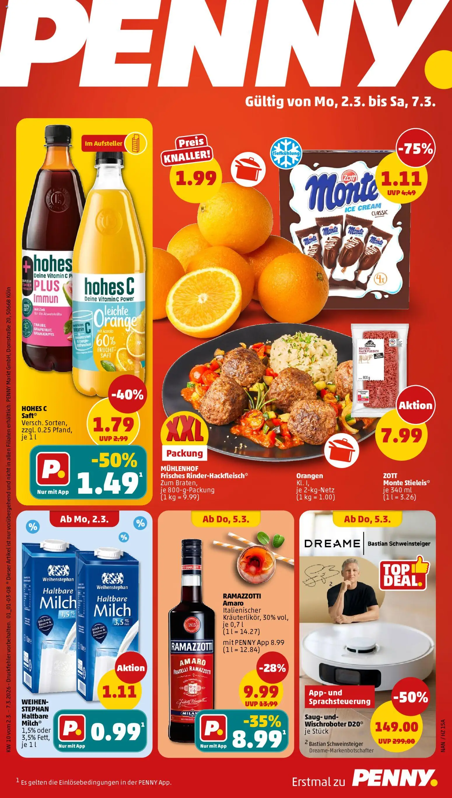 Penny Prospekt 	 - Seite 1 - gültig ab 02.03.2026