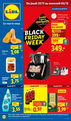 Aperçu LIDL Black Friday valable à partir du 27/11/2025