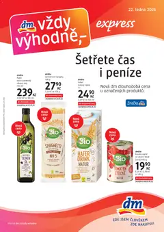 Náhled dm drogerie leták - Express platný od 22.01.2026