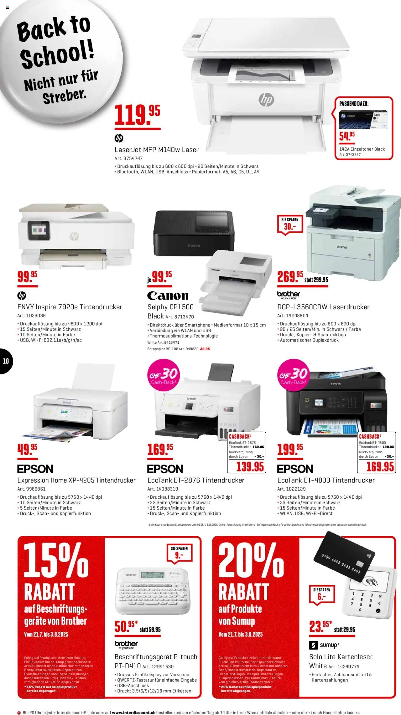 Interdiscount Aktionen - Seite 10- gültig ab 21.07.2025