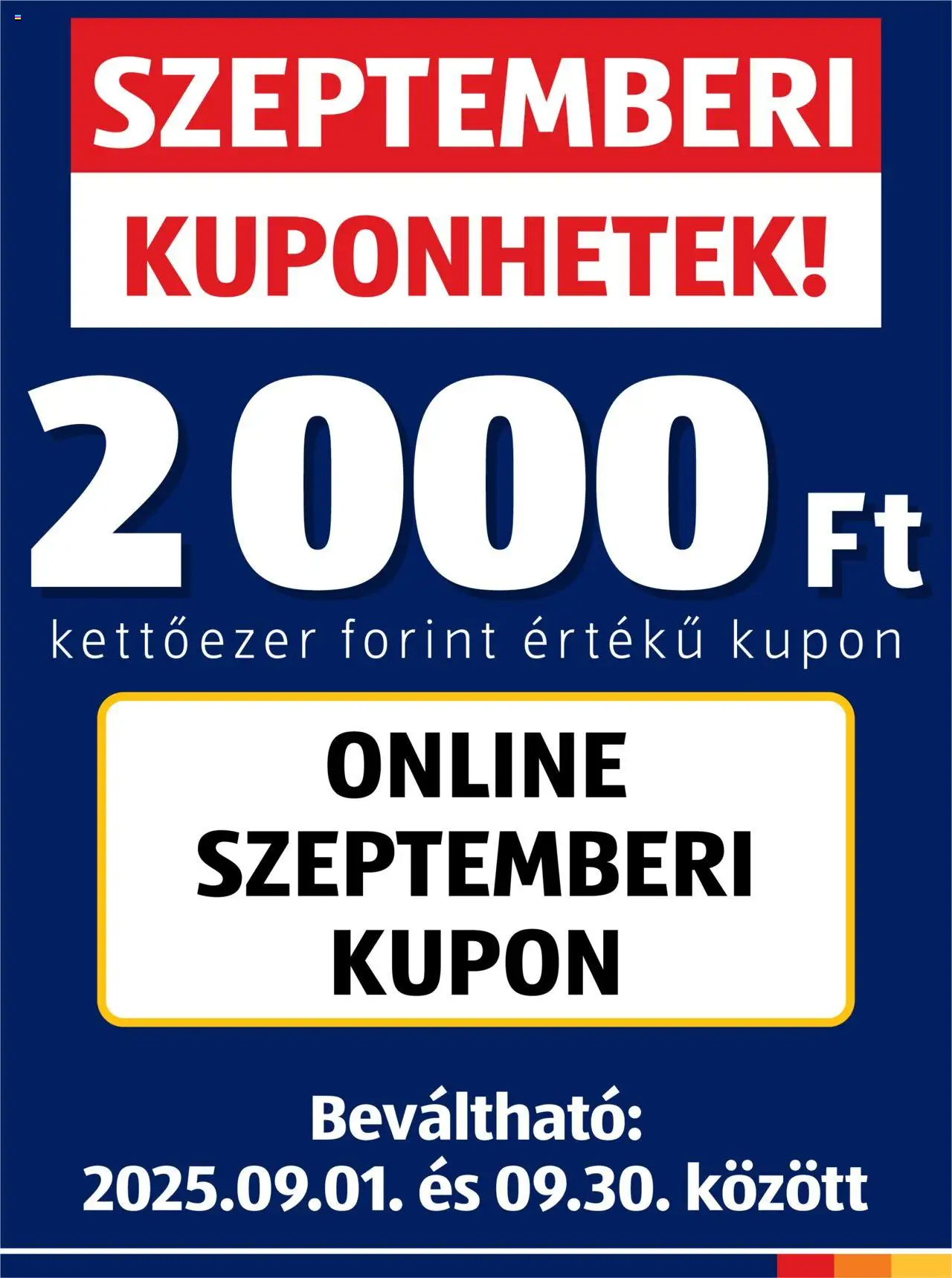Aldi Szeptemberi kuponhetek - 1oldal - érvényes 2025.09.01.-tól
