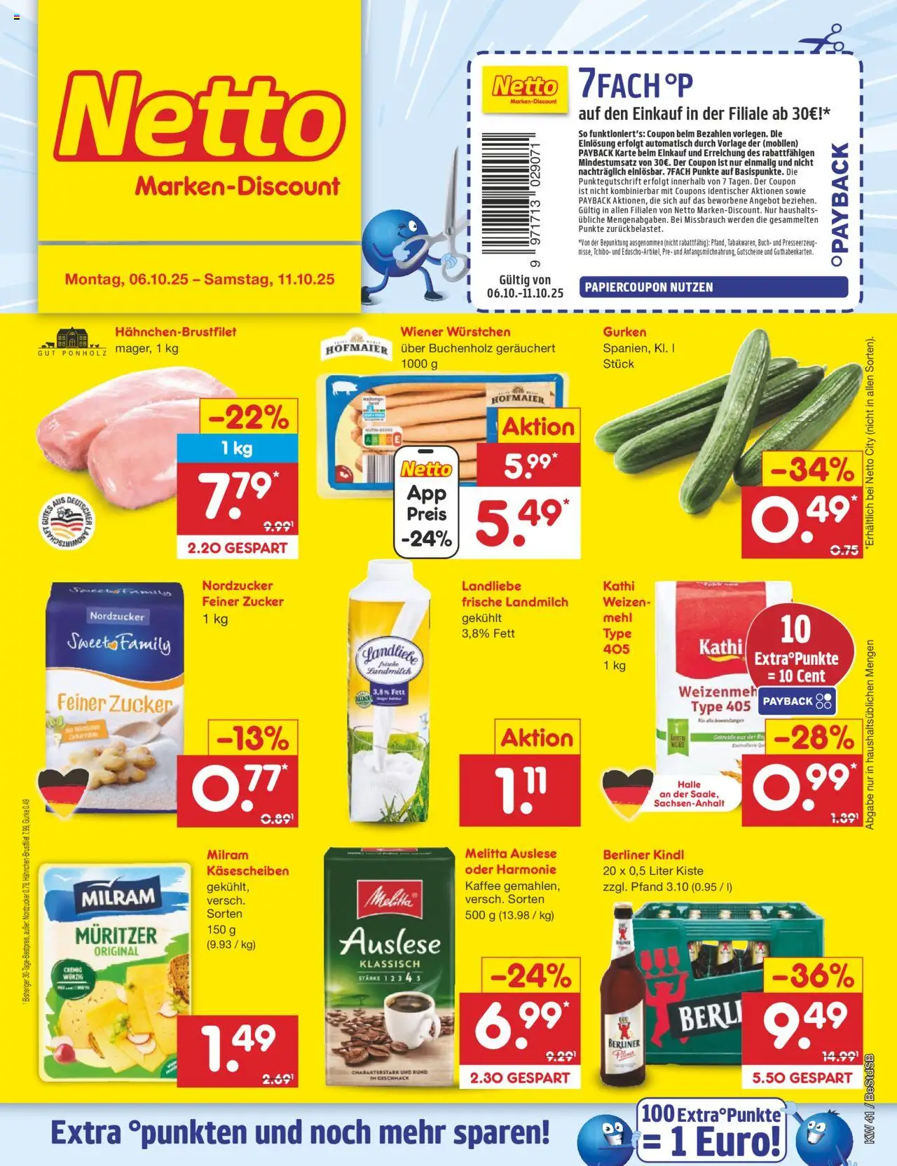 Netto Marken-Discount Prospekt 	 - Seite 1 - gültig ab 06.10.2025