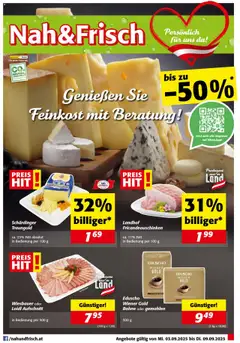 Vorschau Nah und Frisch Flugblatt gültig ab 03.09.2025