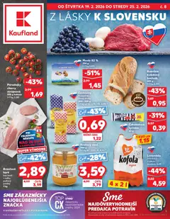 Előnézet Kaufland SK Akciós újság érvényes 2026.02.19.-tól