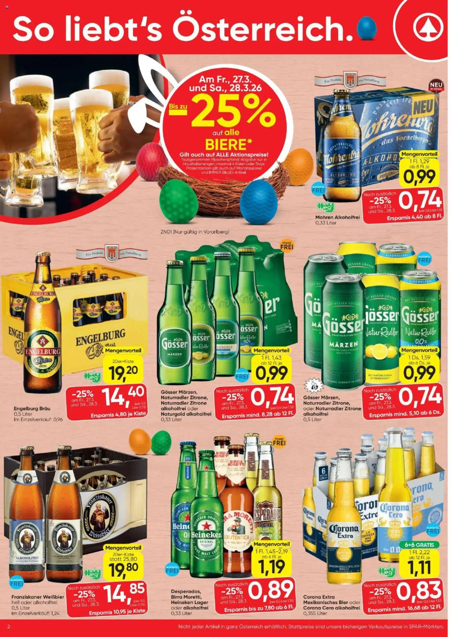 Spar - Flugblatt - page 2- valid from 26.03.2026
