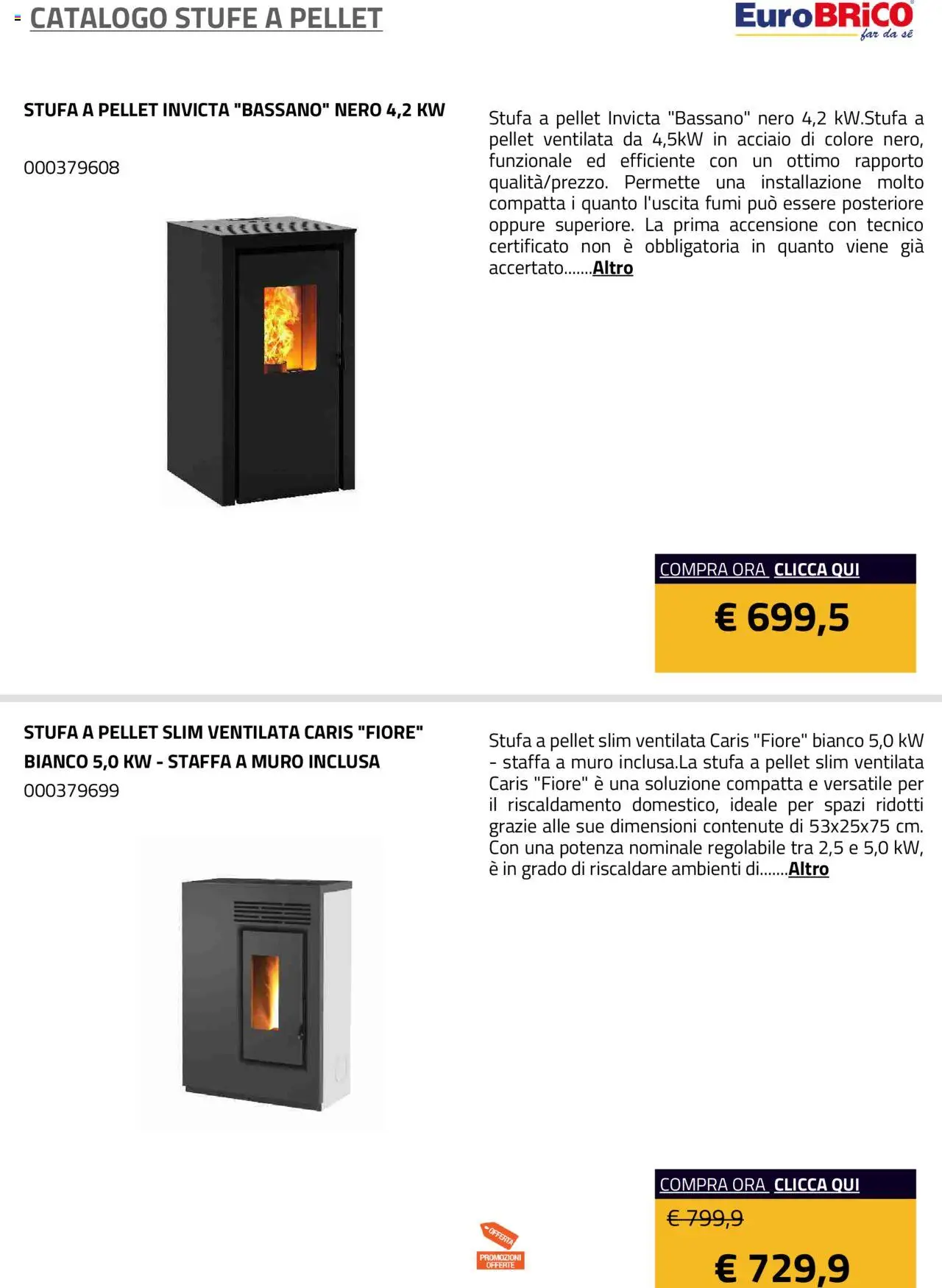 Eurobrico Stufe a Pellet catalogo - pagina 19 - valido dal 23/07/2025