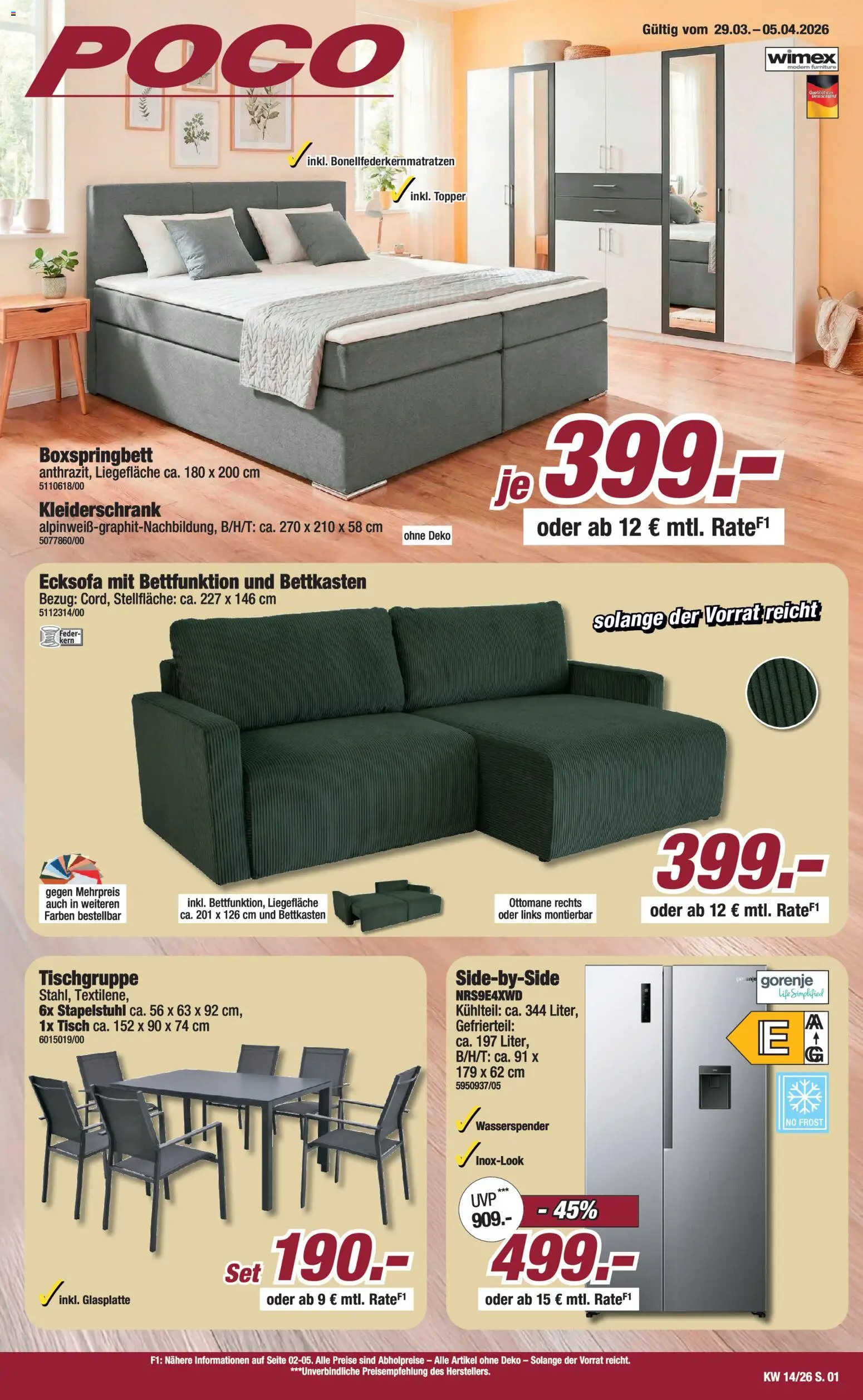 Poco Prospekt 	 - Seite 1 - gültig ab 29.03.2026