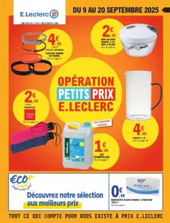 Aperçu E.Leclerc catalogue semaine 37 valable à partir du 09/09/2025
