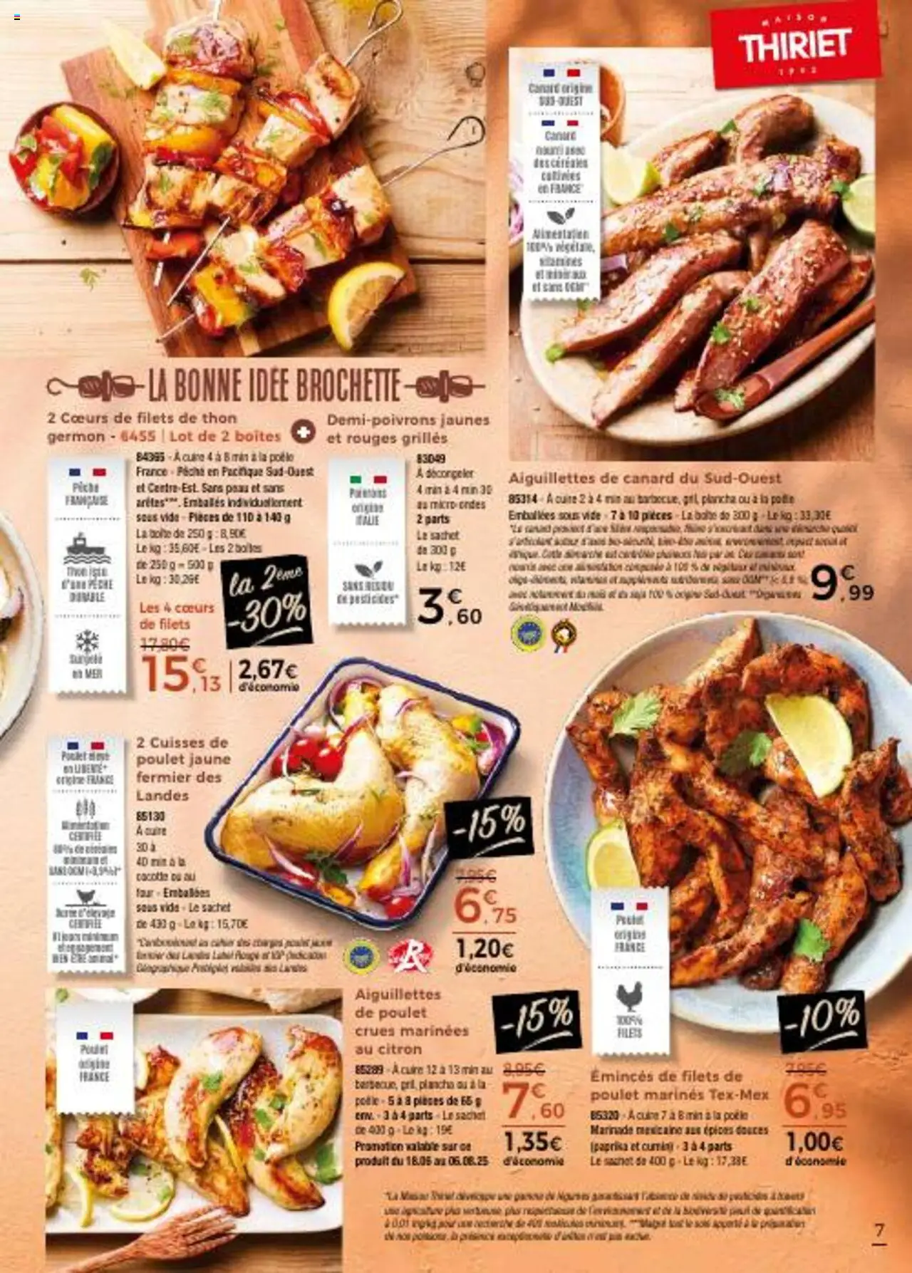 Thiriet catalogue livraison à domicile - page 7 - valable à partir du 11/07/2025