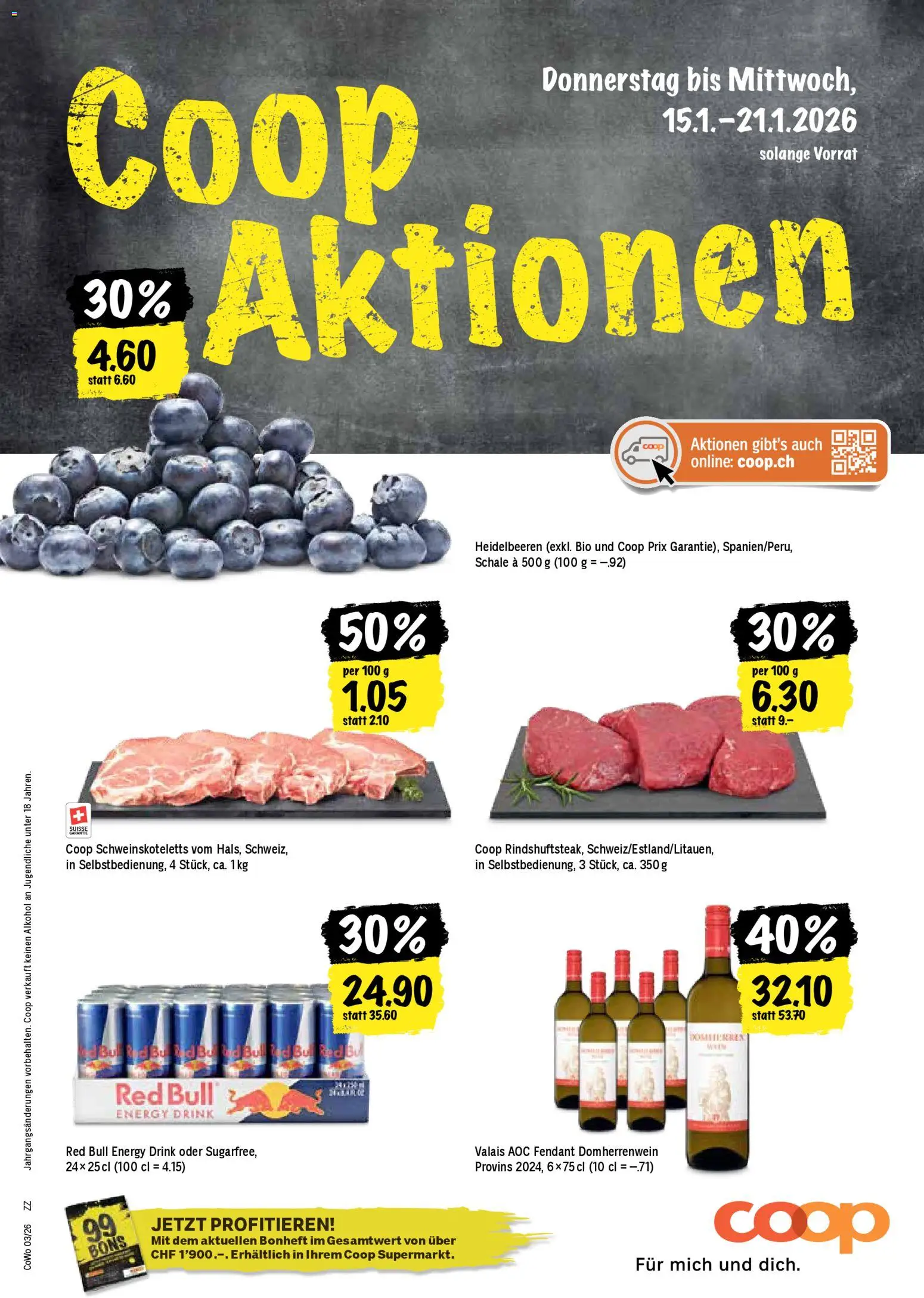 Coop Aktionen - Seite 1- gültig ab 15.01.2026